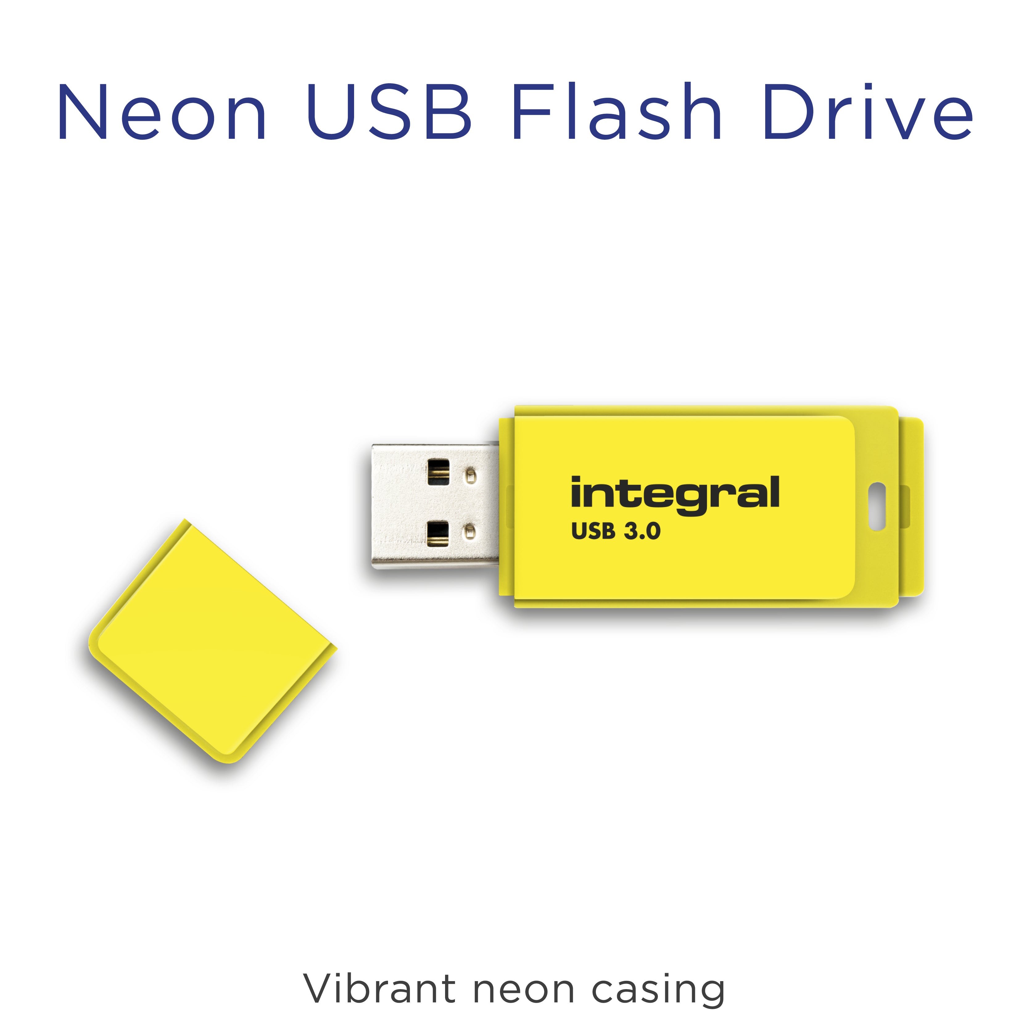CLE USB 3.0 NEON JAUNE 32GB 10MB/s en e