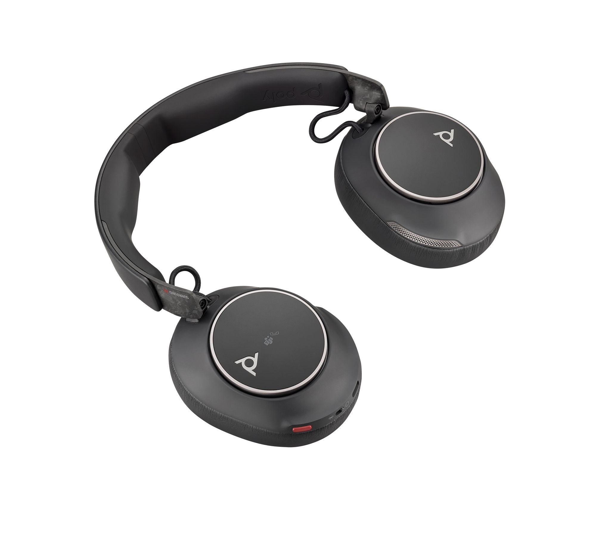 HP Poly Voyager Surround 80 UC Microsoft Teams Certified USB-C Headset +USB-C/A Adapter Sans fil Arceau Musique/Quotidien USB Type-C Bluetooth Socle de chargeme