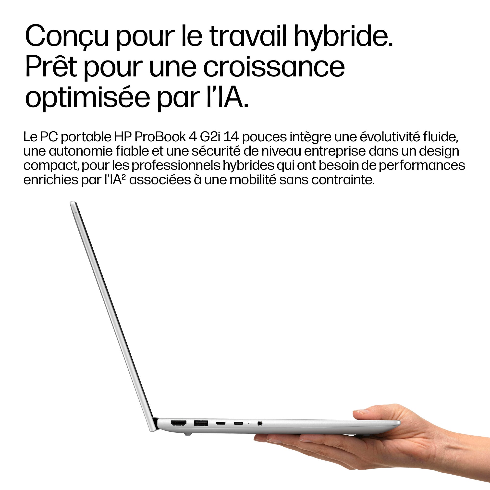 HP ProBook 4 G2i 14 AI Intel Core 5 315 14p WUXGA 16Go DDR5 512Go SSD ax6G+BT 3C Batt W11P 1yr Wrty