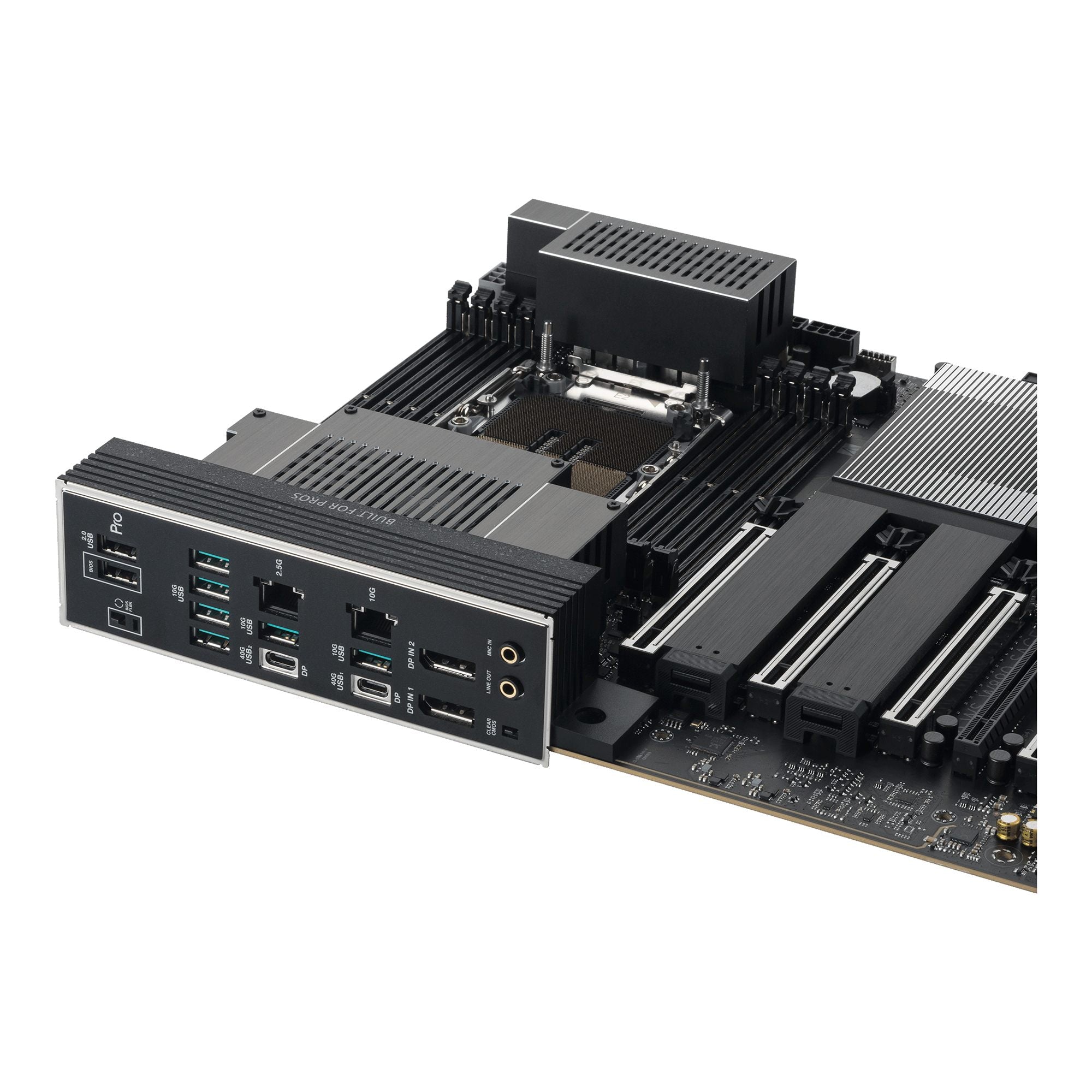 ASUS PRO WS W890-SAGE LGA4710-2 EEB workstation motherboard 8xDDR4 4xPCIe 5.0 4xM.2 4xSATA