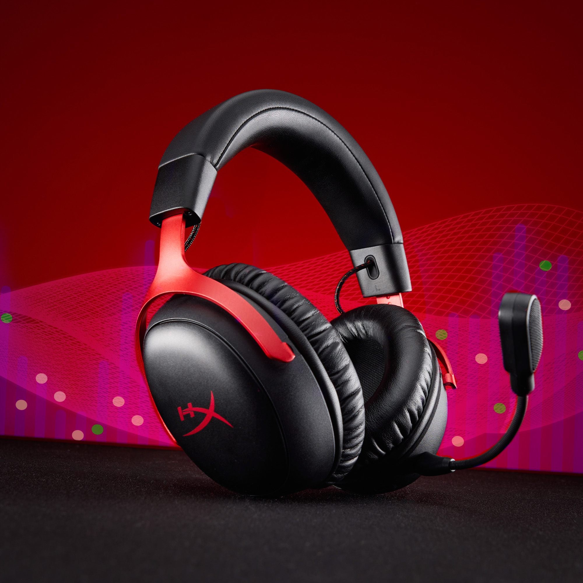 HyperX Cloud III S Wireless - Casque Gaming (Noir-Rouge)