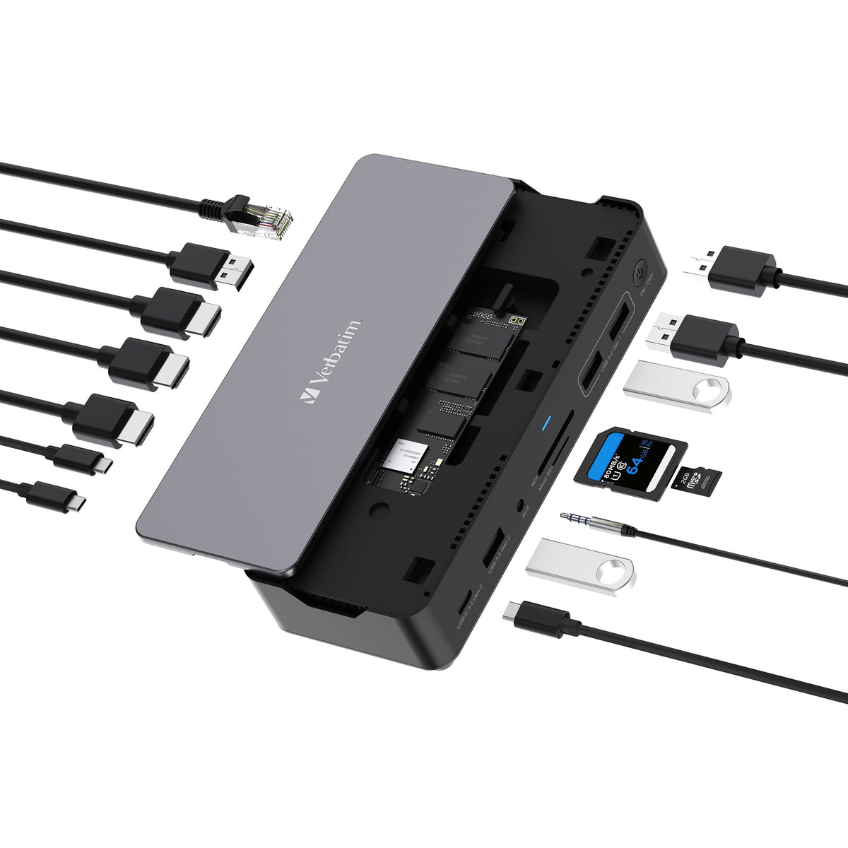 USB-C Pro Docking Station 15 Port with S