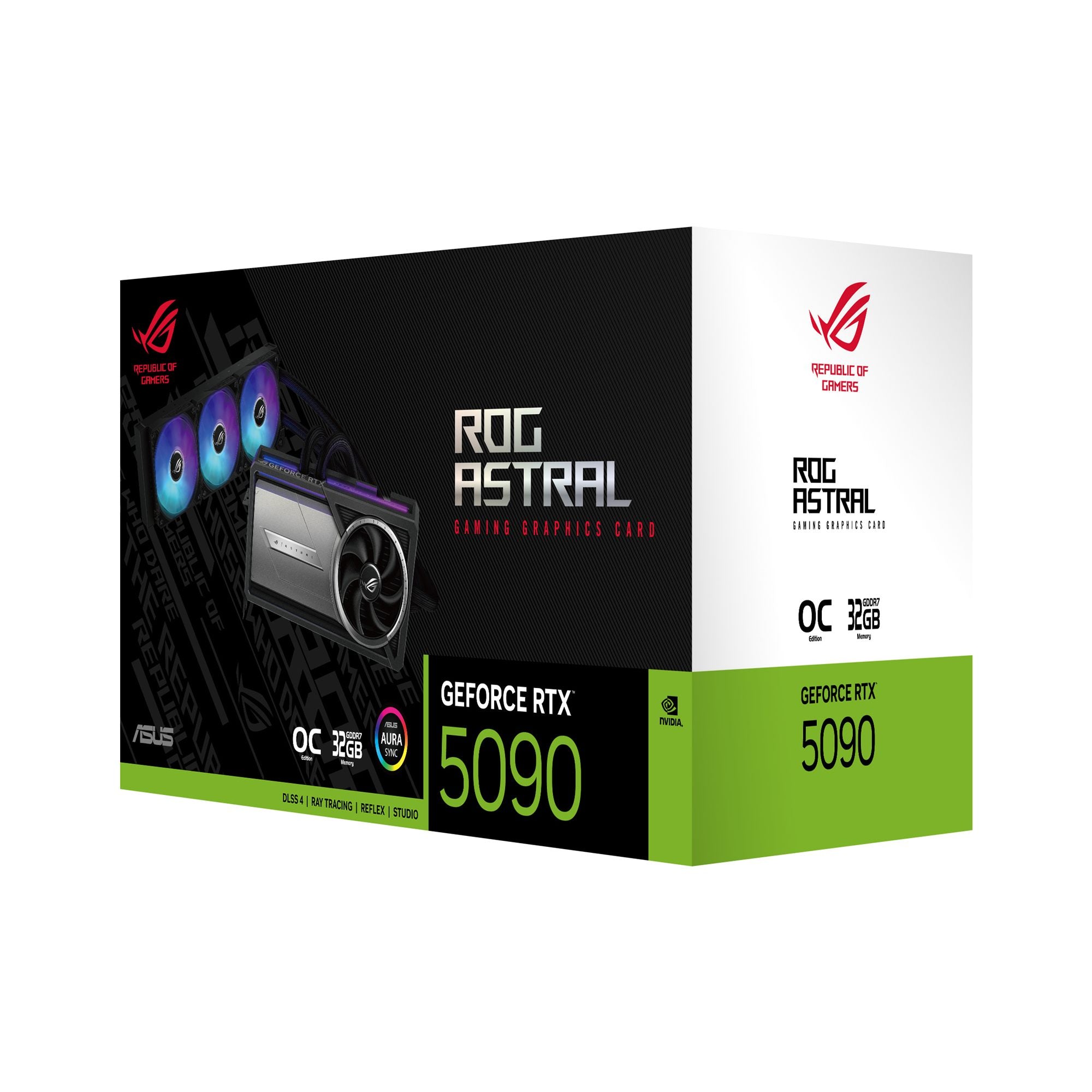 ASUS ROG ASTRAL LC RTX 5090 32Go GDDR7 OC Edition GAMING 2xHDMI 2.1 3xDP 2.1b