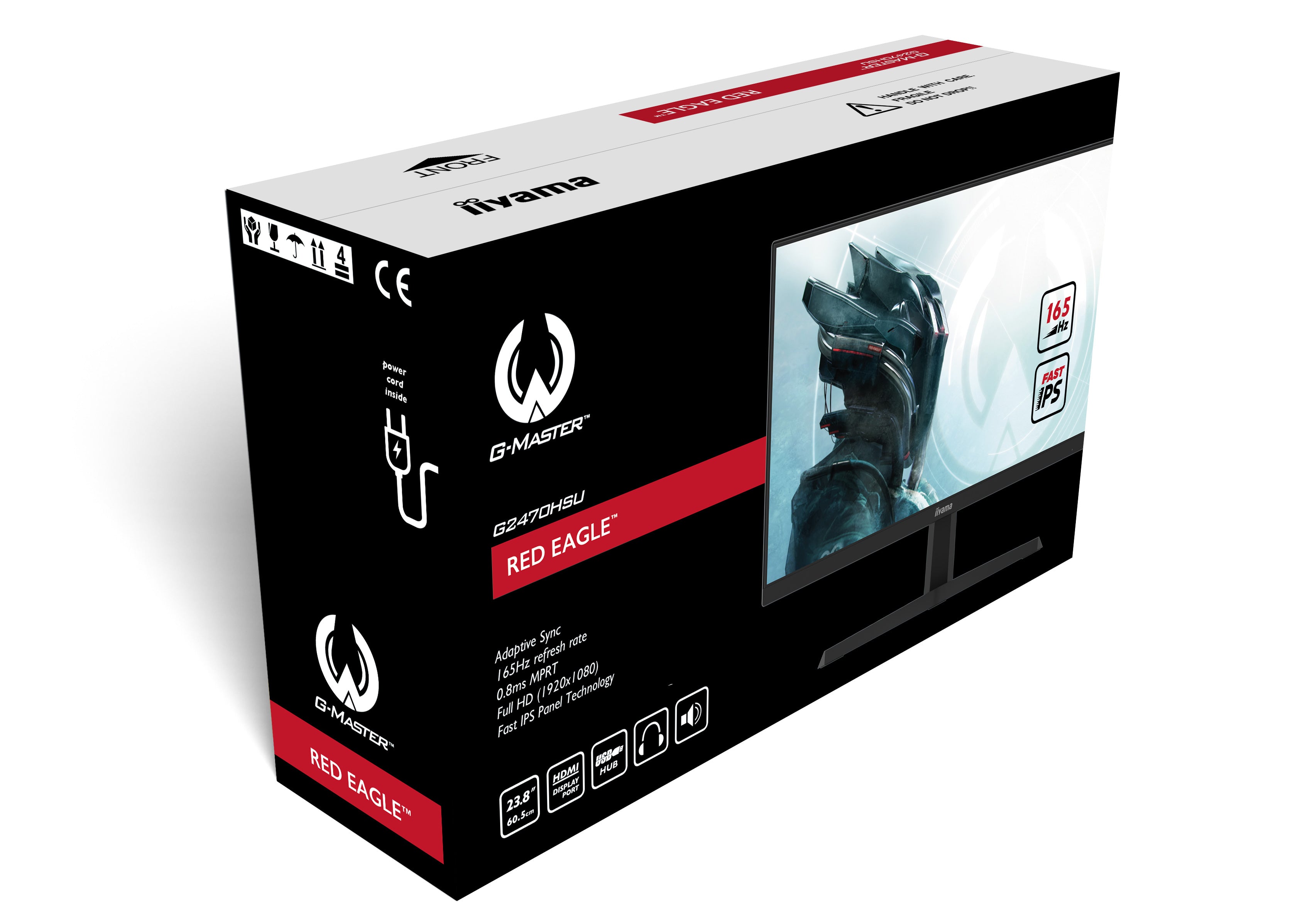 IIYAMA- Moniteur gaming G-Master Red Eagle 24" -G2470HSU-B1
