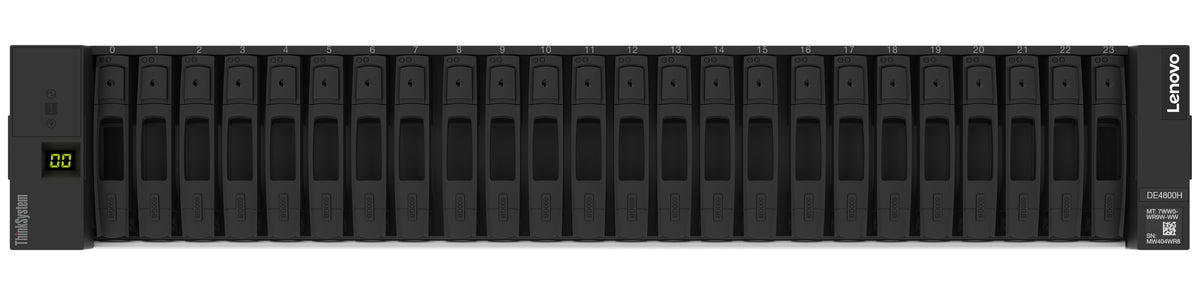 LENOVO ISG ThinkSystem DE4800H 128Go Cache HICless Hybrid Flash Array 2U24 SFF