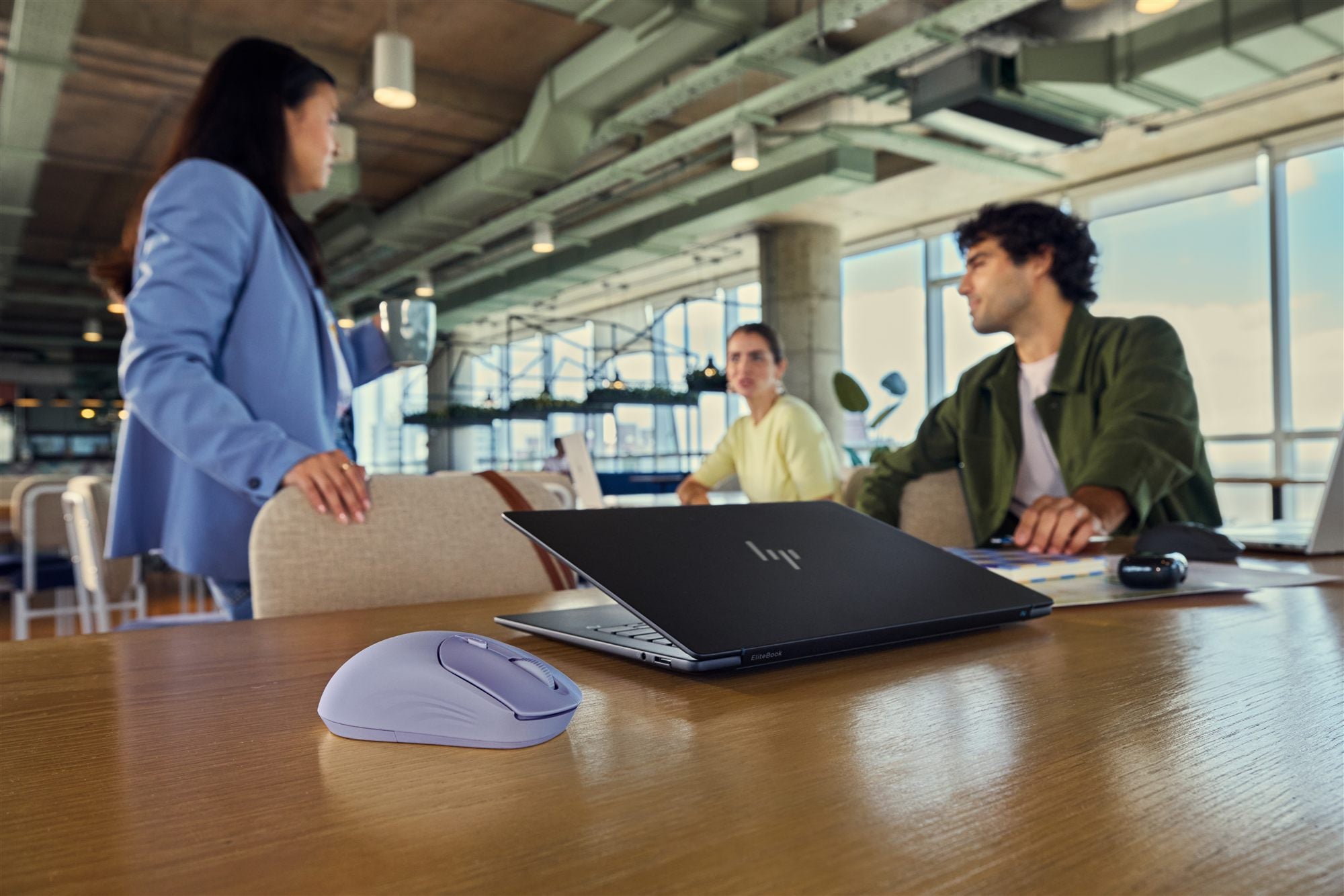 HP 400 Quiet Purple Wireless Mouse EURO