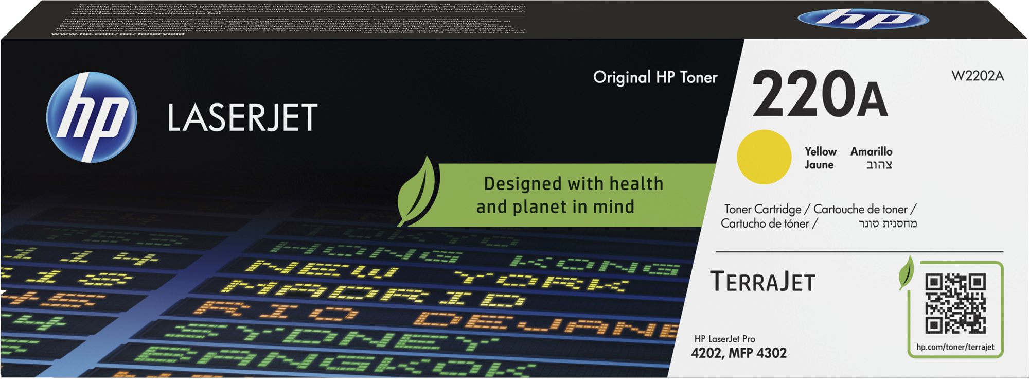HP 220A Yellow Original LaserJet Toner Cartridge