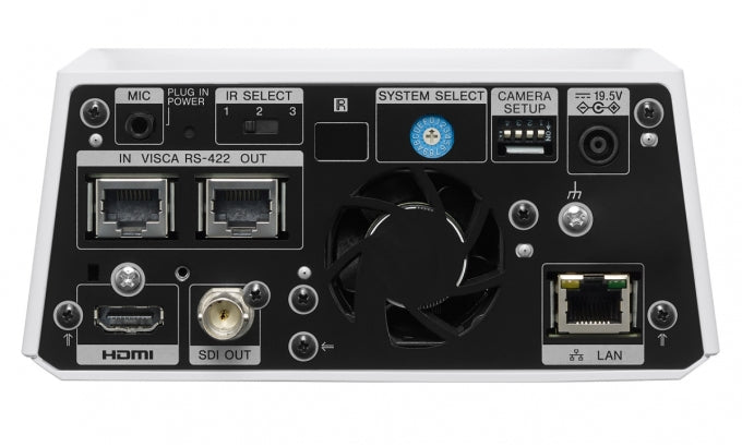 Sony 4K30P PTZ camera with 12x zoom wht