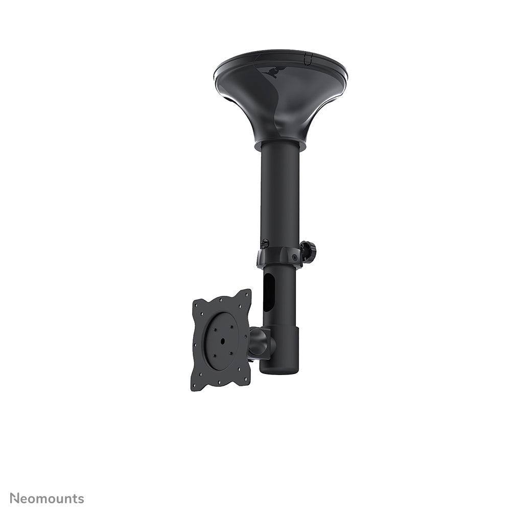 NEOMOUNTS FPMA-C025BLACK Support de plafond pour écran de 10-30p - h 37-47 cm - inclinable