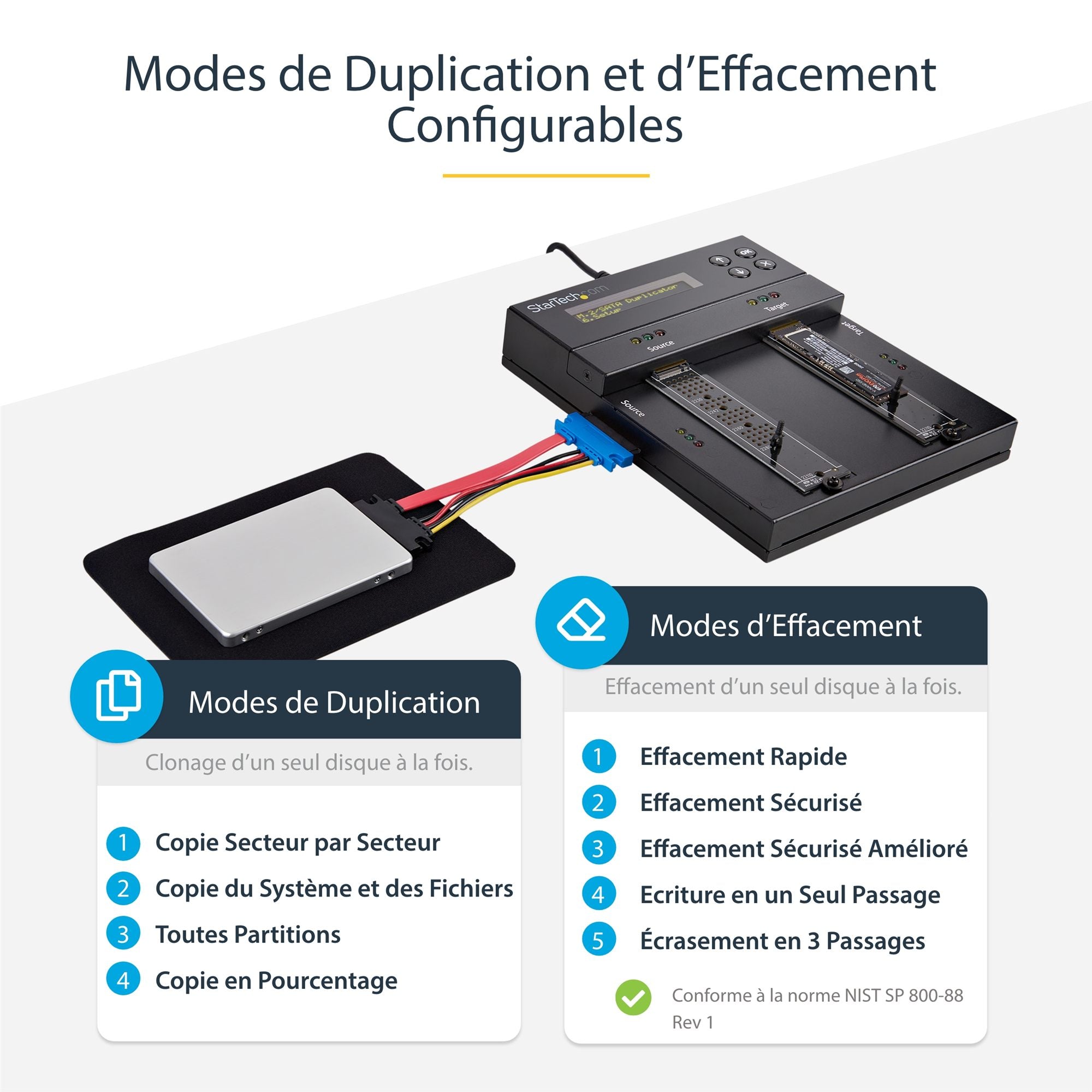 M.2 Duplicator and Eraser SATA/AHCI/NVMe