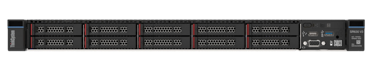 LENOVO ISG Thinksystem SR630 V3 1xIntel Xeon Silver 4514Y 16C 2.0GHz 150W 1x32Go 2Rx8 RAID 940-8i 4Go Flash PCIe Gen4 12Go Adapter 2