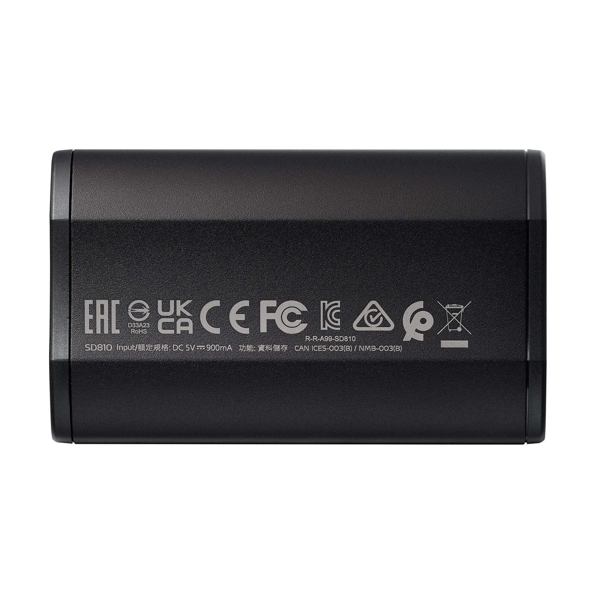ADATA SD810 2 To USB Type-C USB 3.2 Gen 2x2 Noir