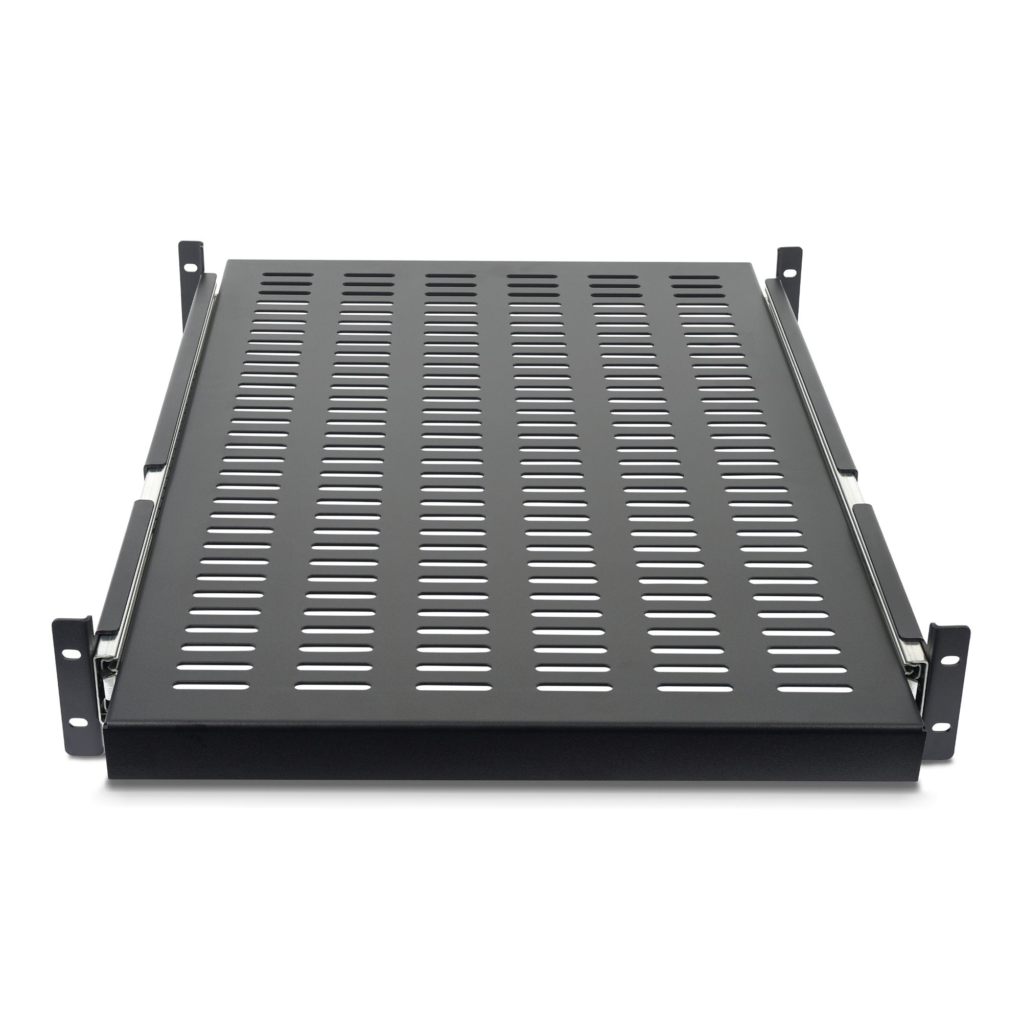 2U Sliding Vented Rack Mount Shelf