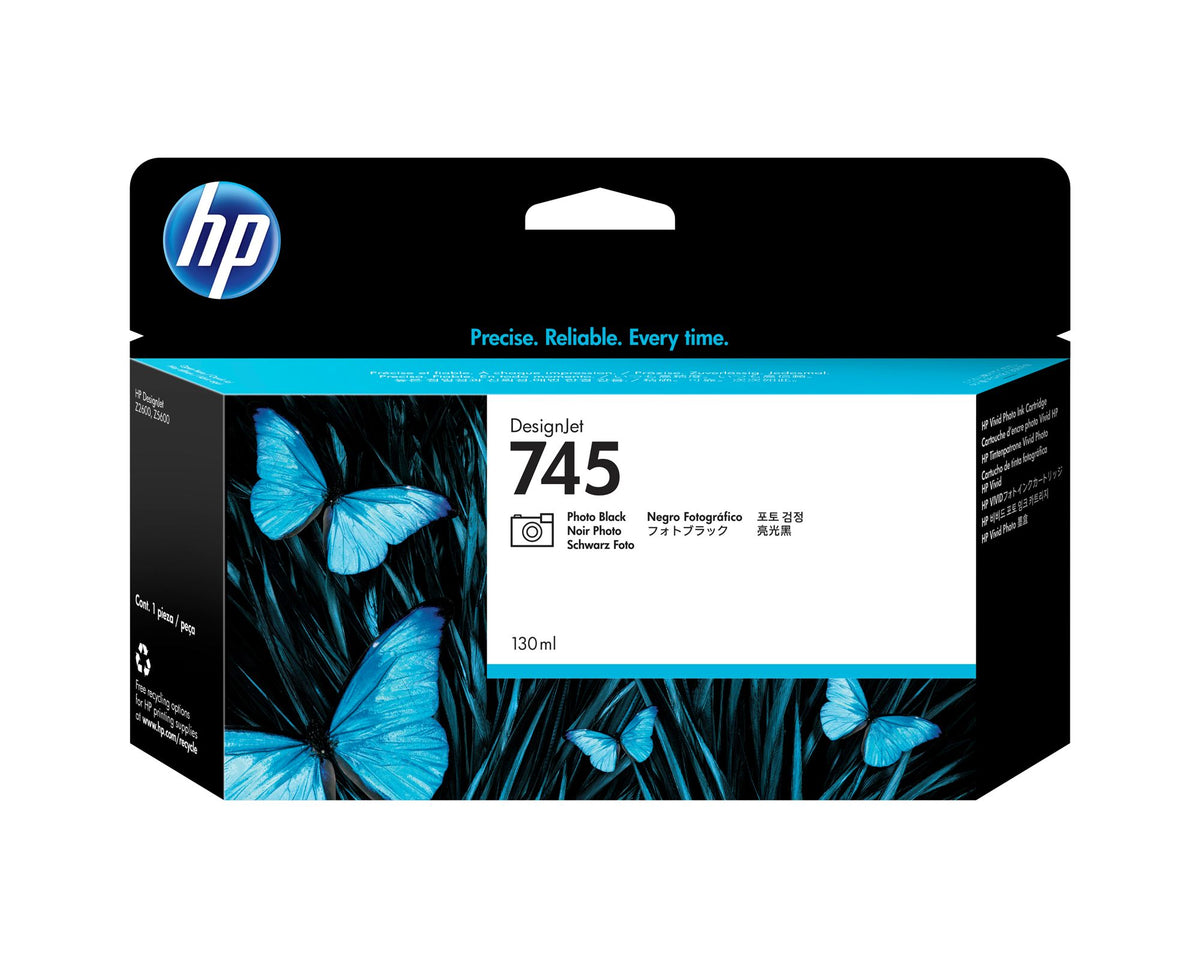 HP 745 original Ink cartridge F9J98A Photo Black 130 ml