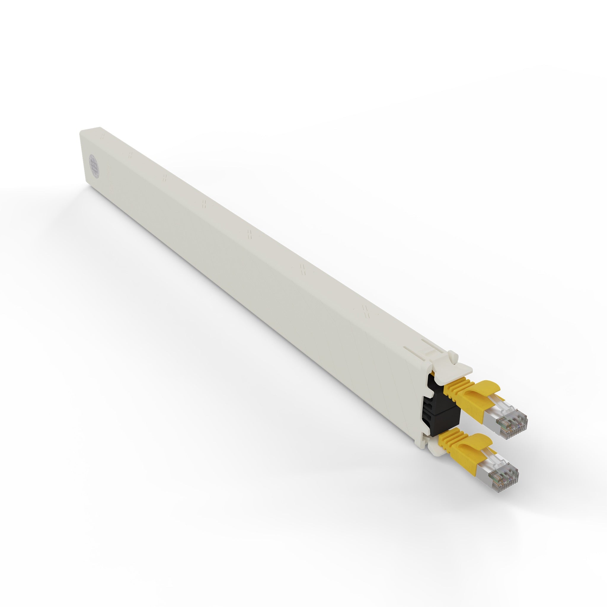 PATCHBOX ONE CASSETTE CAT6A STP JAUNE 0,8 m 8U