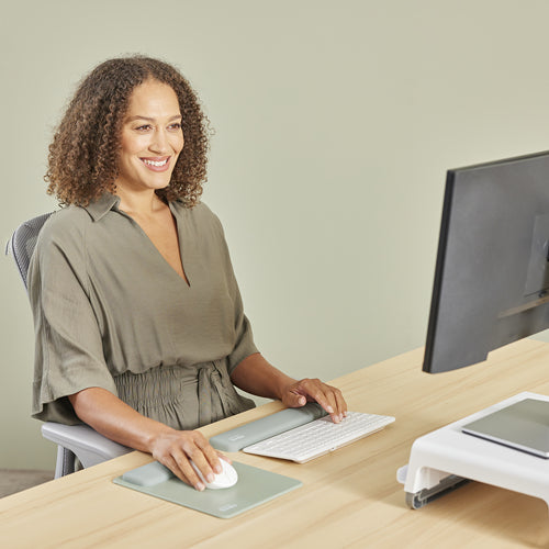 FELLOWES Repose-poignets clavier compact Breyta Sauge