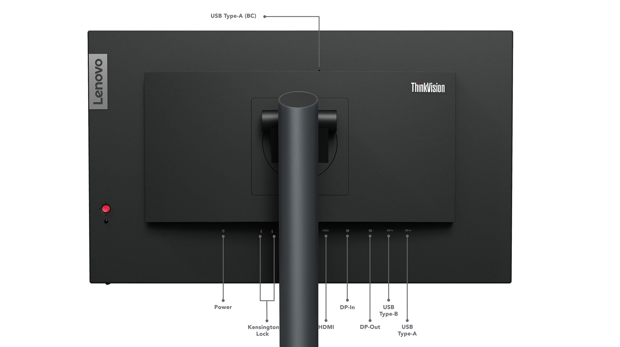 LENOVO ThinkVision -P24q-30 - 23.8p - Monitor - HDMI