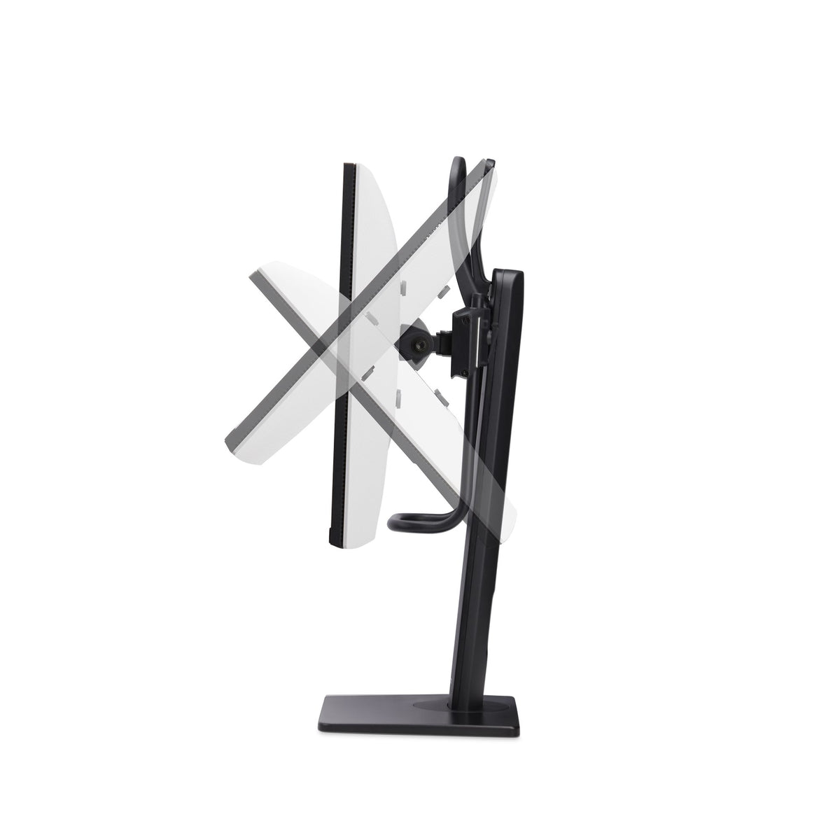 Crossbar Dual Monitor Desk Stand 27in