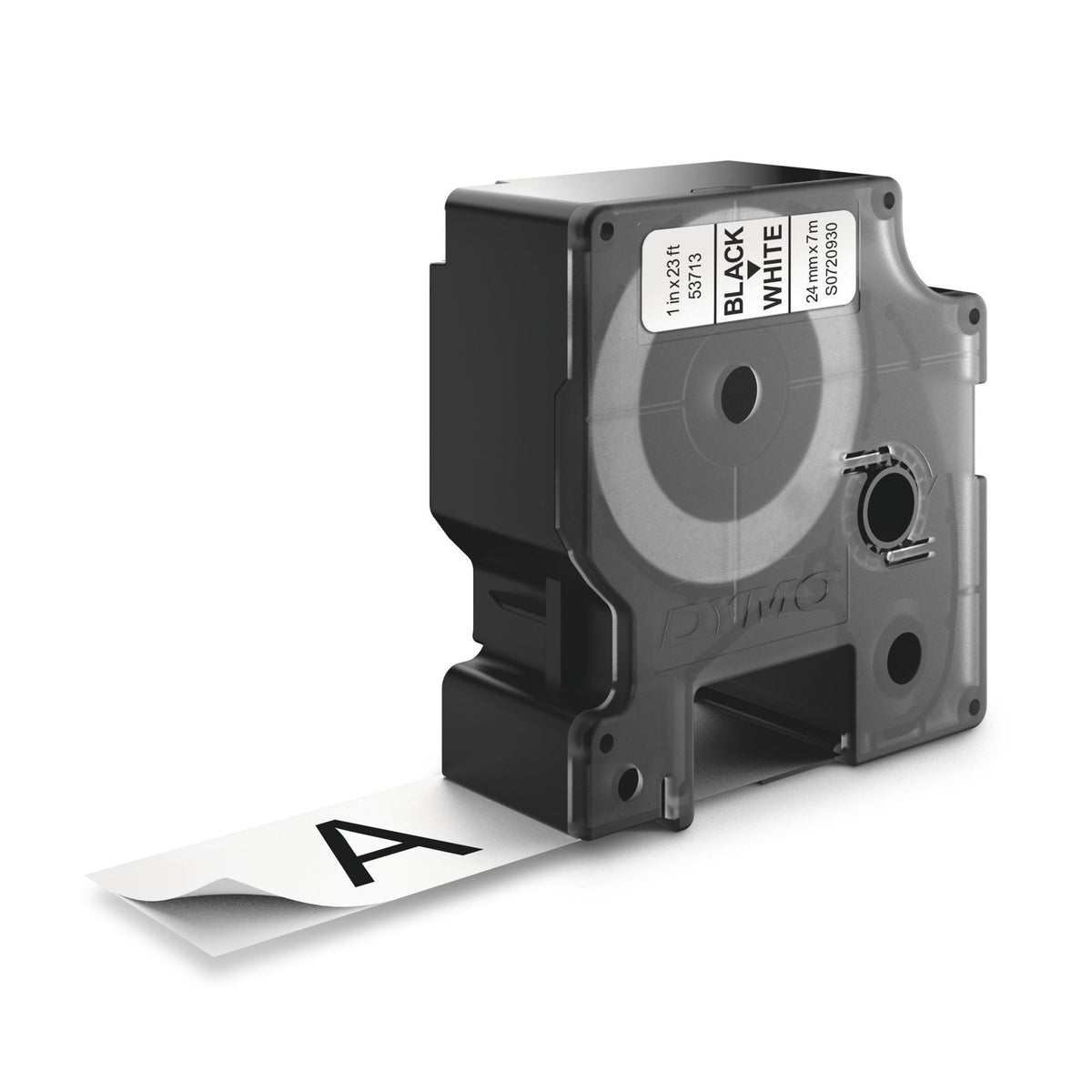 DYMO Ruban D1 noir sur blanc 24 mm x 7 m