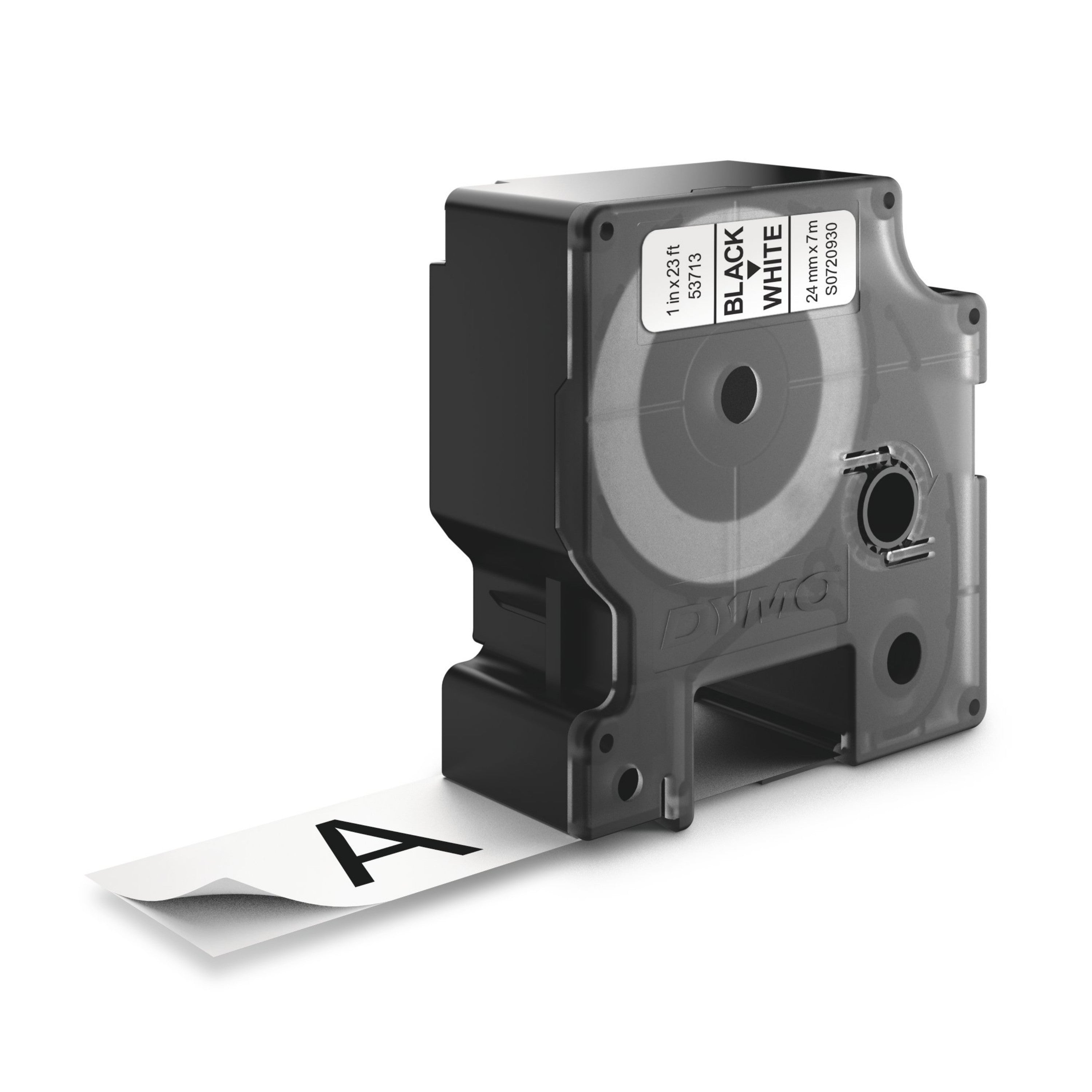 DYMO Ruban D1 noir sur blanc 24 mm x 7 m
