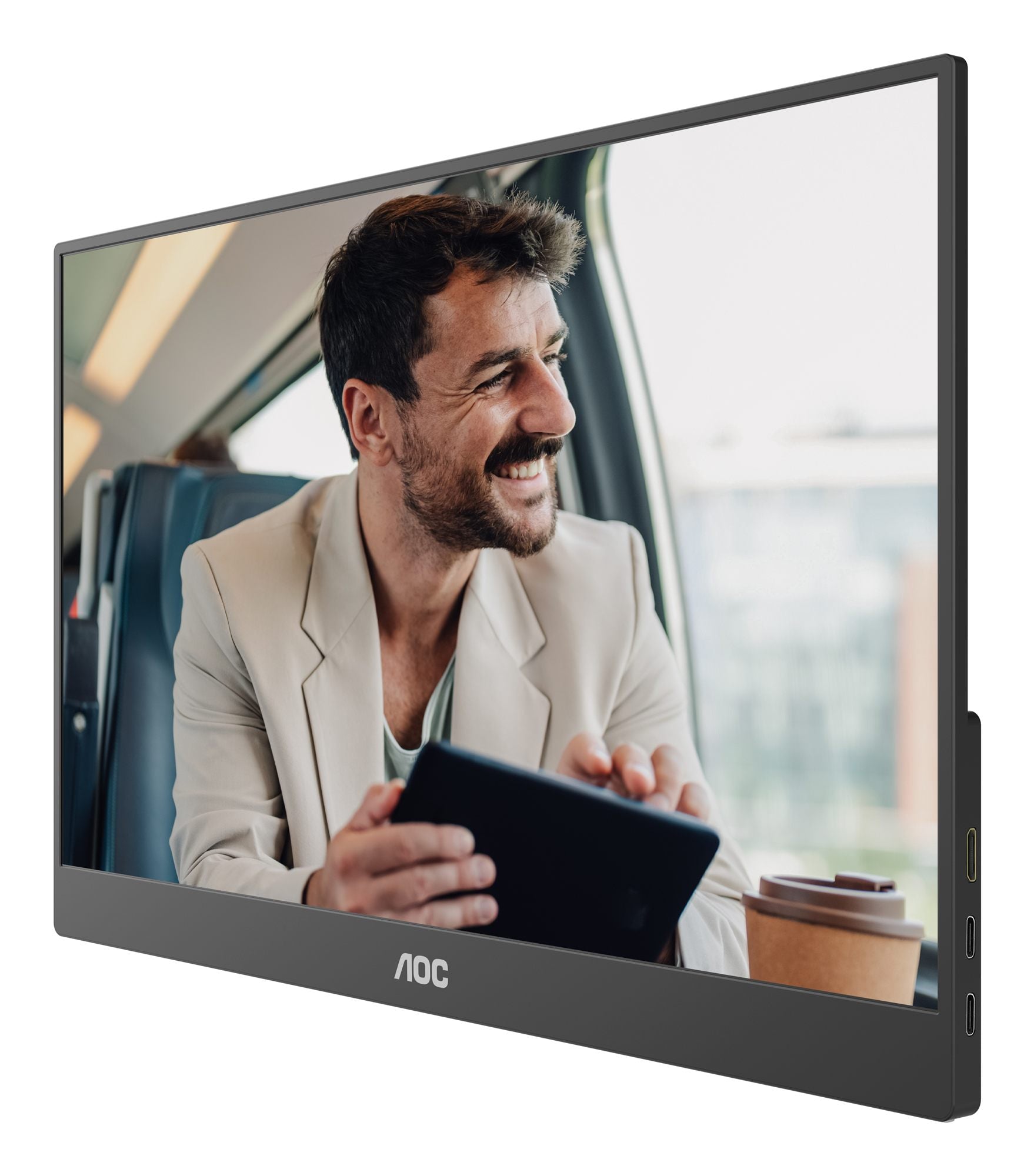 AOC 16T20E2 15.6p 16:9 IPS 60Hz FHD HDMI Mini HDMI USB-C