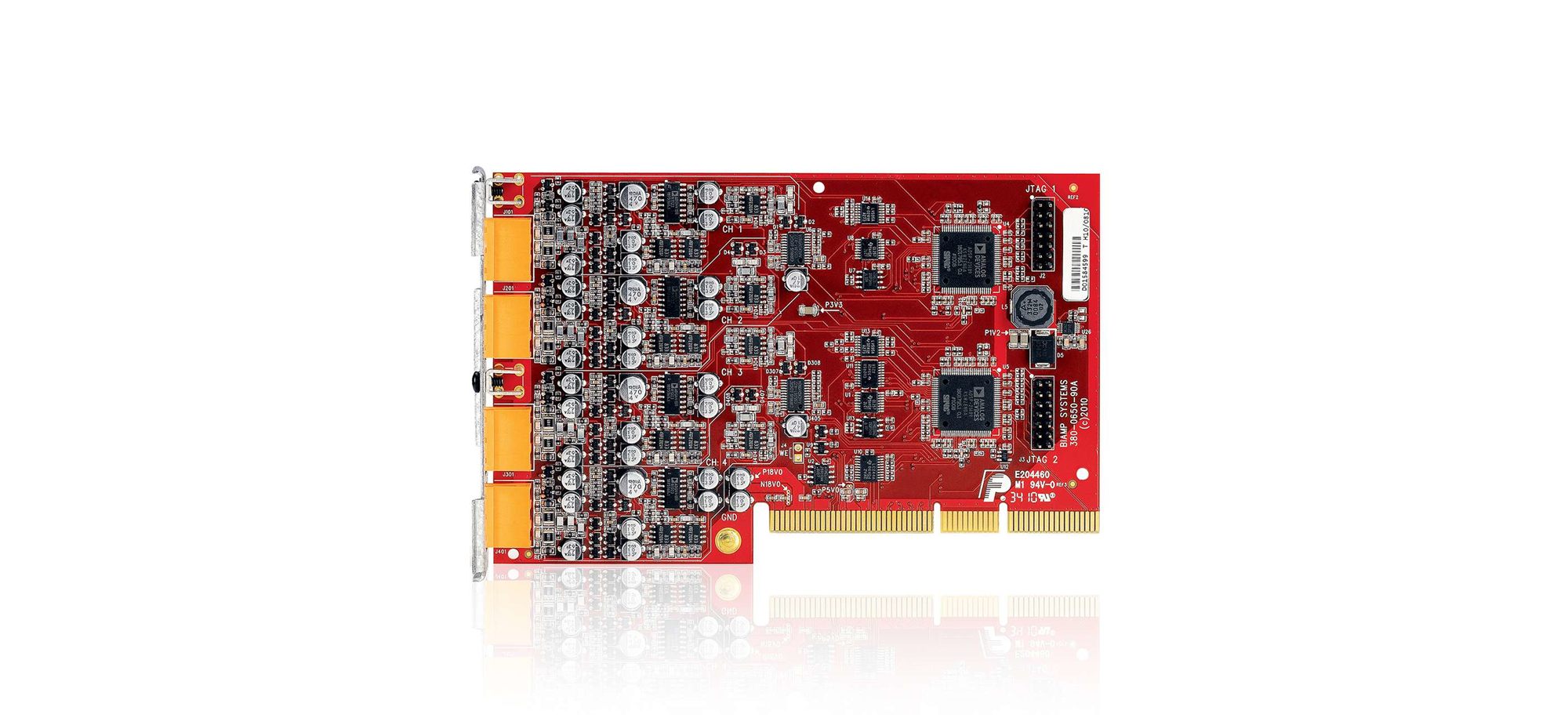 Biamp Tesira 4 Channel Mic/Line Input Card with Acoustic Echo Cancellation