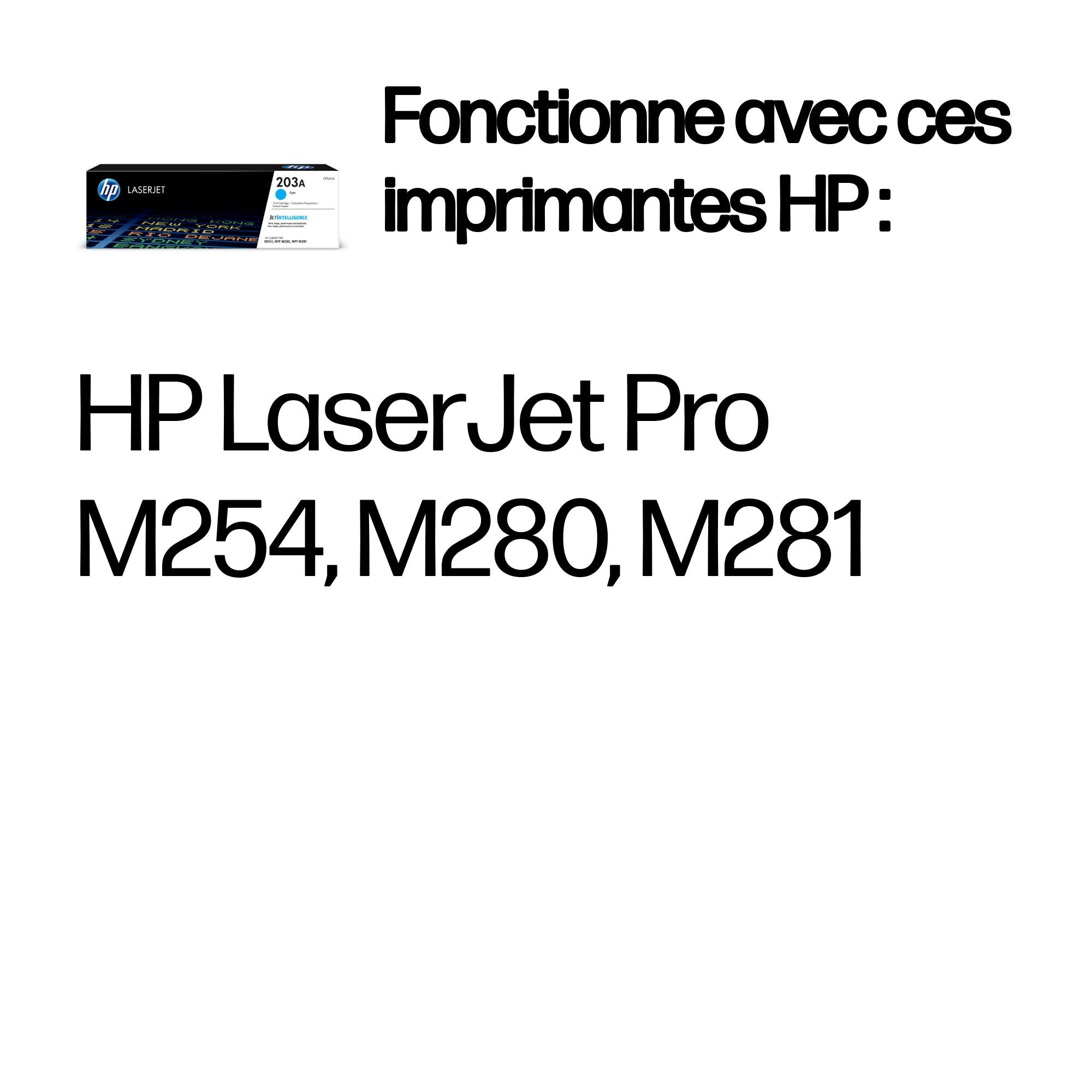 HP 203A Original Cyan LaserJet Toner Cartridge