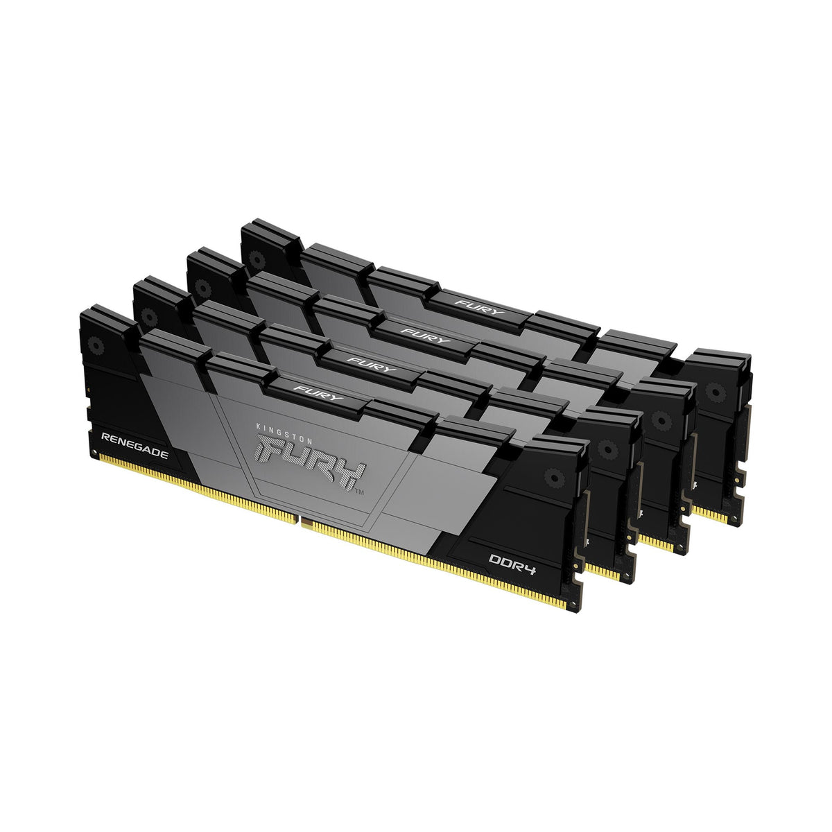 KINGSTON 128Go 3200MT/s DDR4 CL16 DIMM Kit of 4 FURY Renegade Black