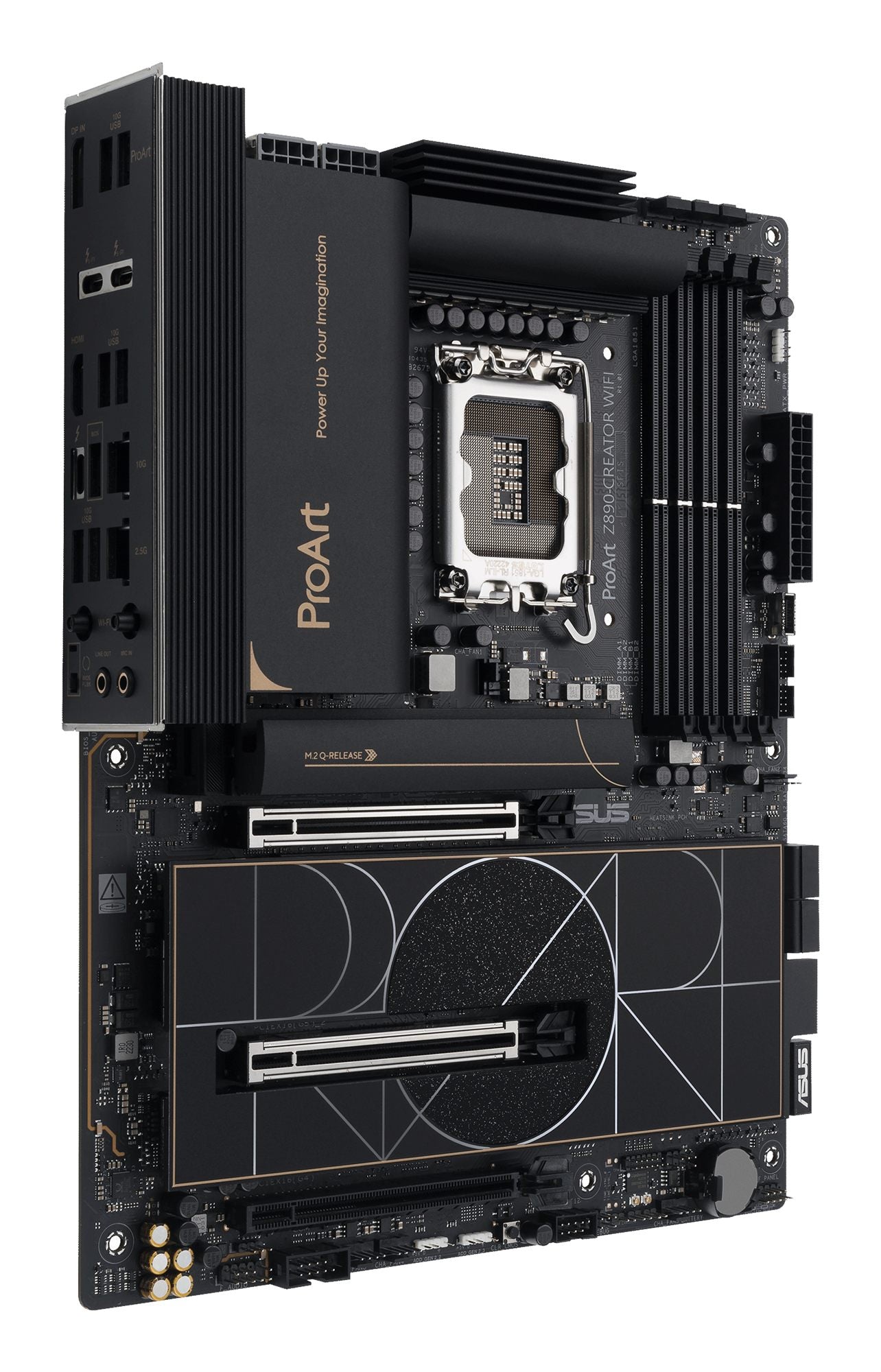 ASUS PROART Z890-CREATOR WIFI LGA1851 4xDDR5 ATX MB 4xSATA 1xHDMI 2.1 3xThunderbolt 5xM.2