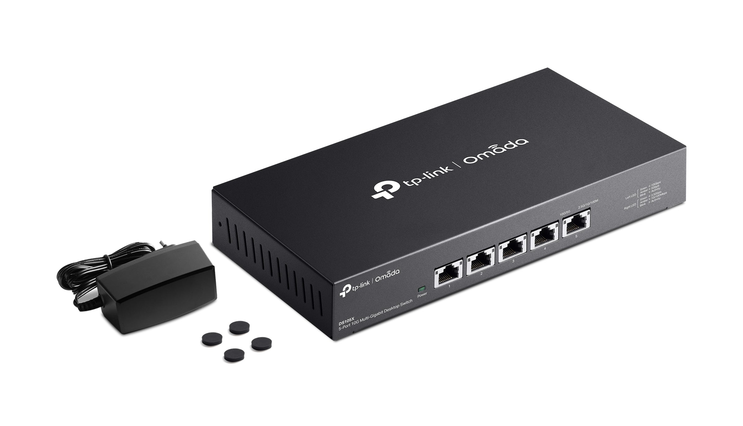Omada 5-Port 10G Multi-Gigabit Desktop S