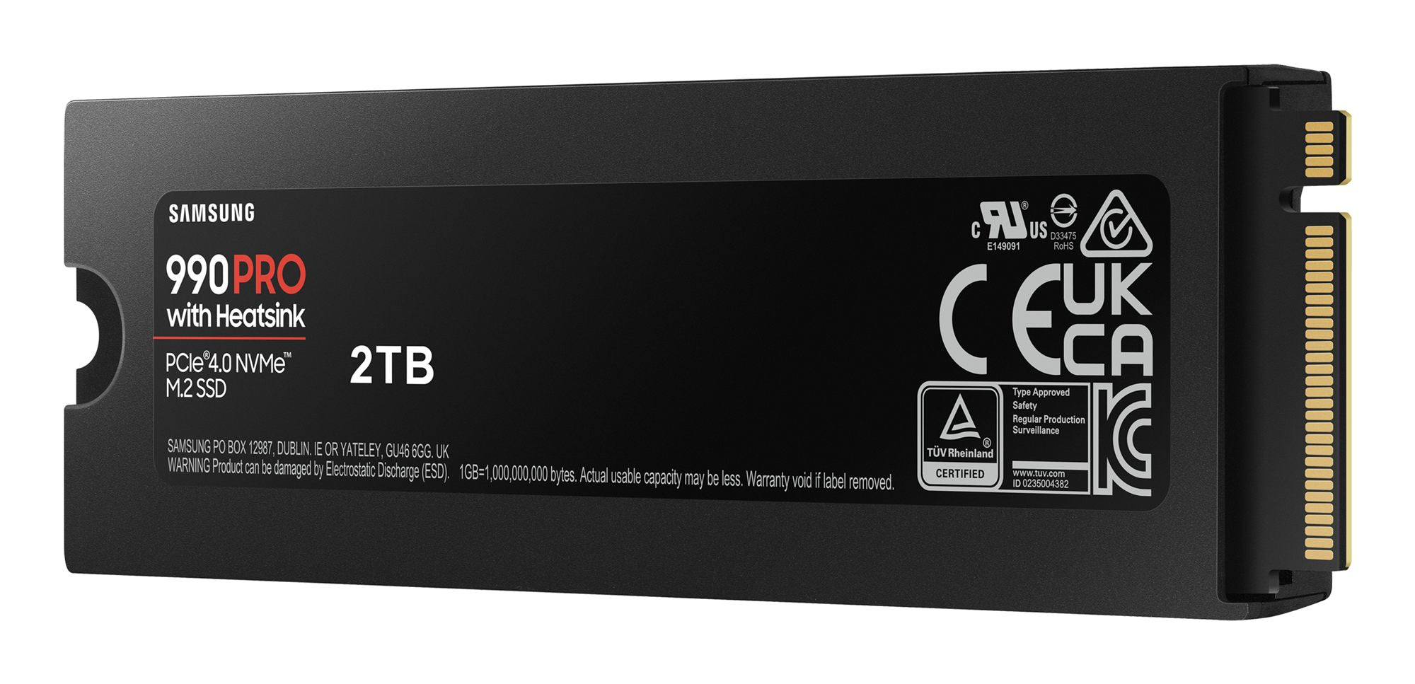 Samsung 990 PRO 2 To M.2 PCI Express 4.0 NVMe V-NAND MLC