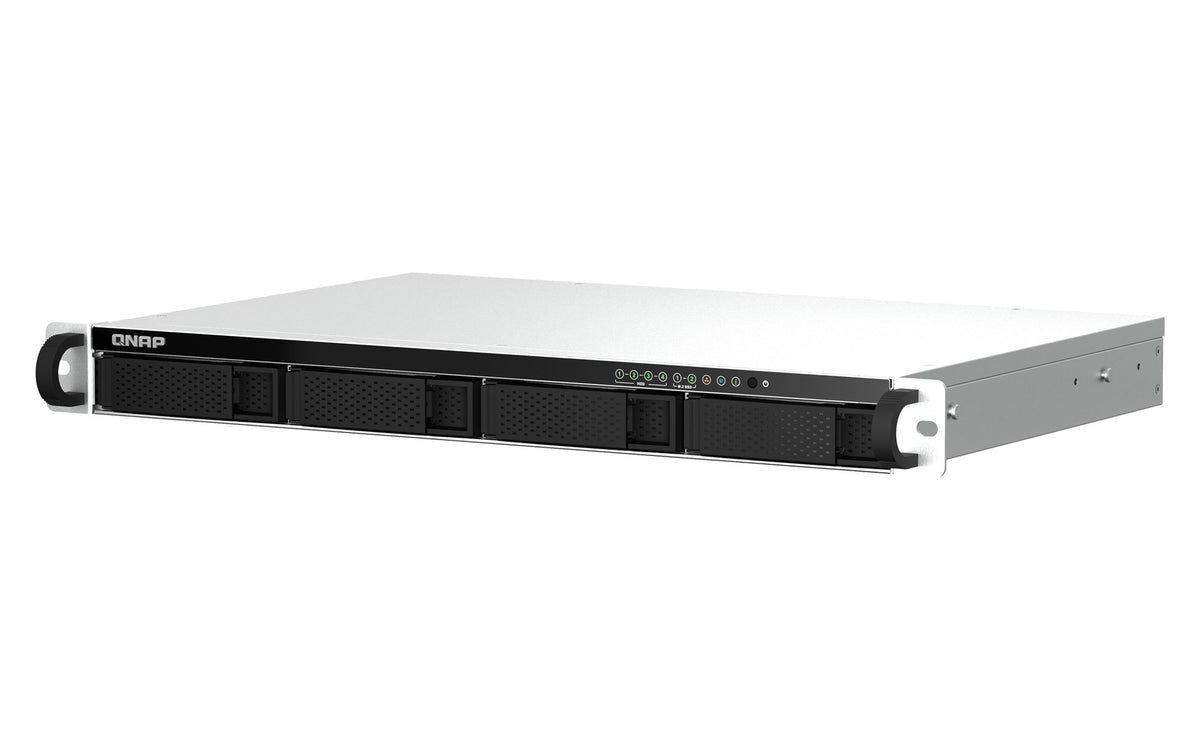QNAP 4-bay short depth 12p rackmount NAS Intel Celeron N5105/N5095 quad-core