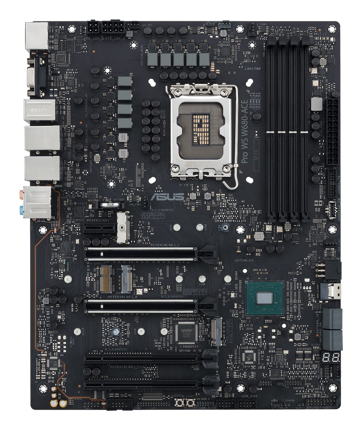 ASUS PRO WS W680-ACE LGA1700 4xDDR5 WS ATX MB 8xSATA 3xM.2