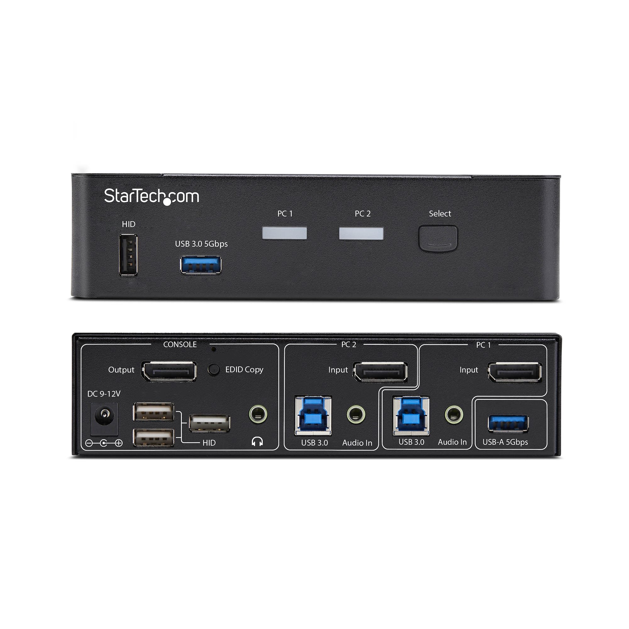 2-Port DisplayPort KVM Switch USB 3.0