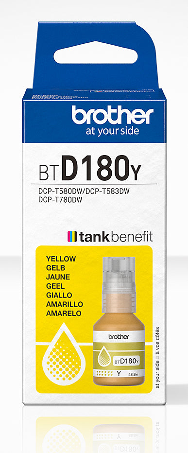 BROTHER Yellow ink bottle yield up to 5.000 pages