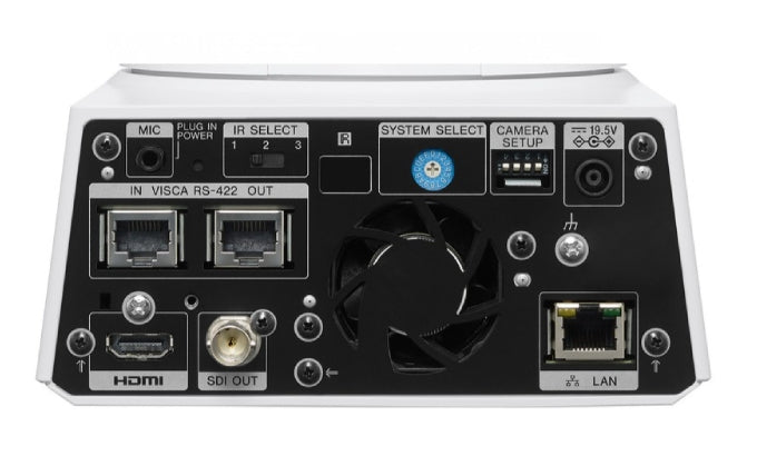 Sony 4K30P PTZ camera with 20x zoom wht