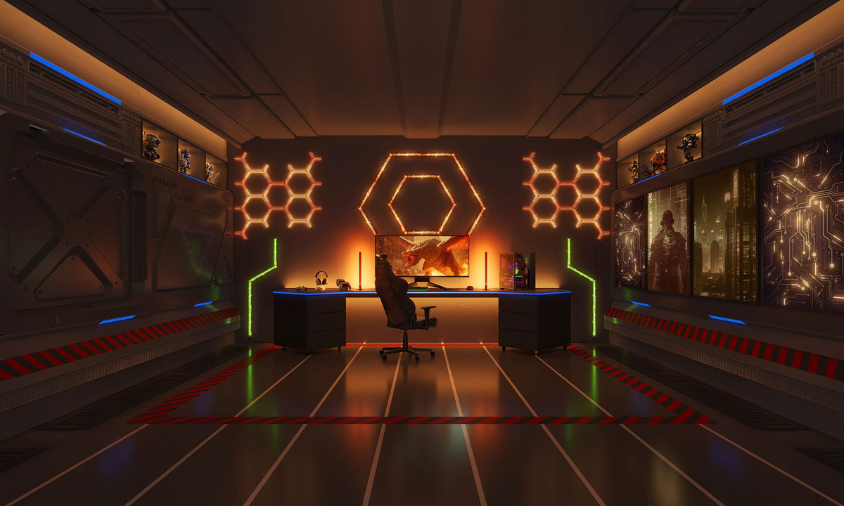 Govee H6063 Gaming Wall Light | Éclairage LED | RGBIC, Wi-Fi 2.4GHz + Bluetooth