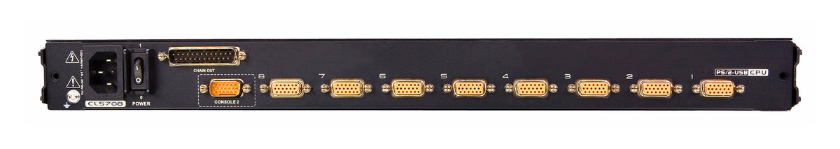 ATEN CL5708MW CONSOLE LCD 16/9e 17" 1080p  KVM 8 P VGA/USB