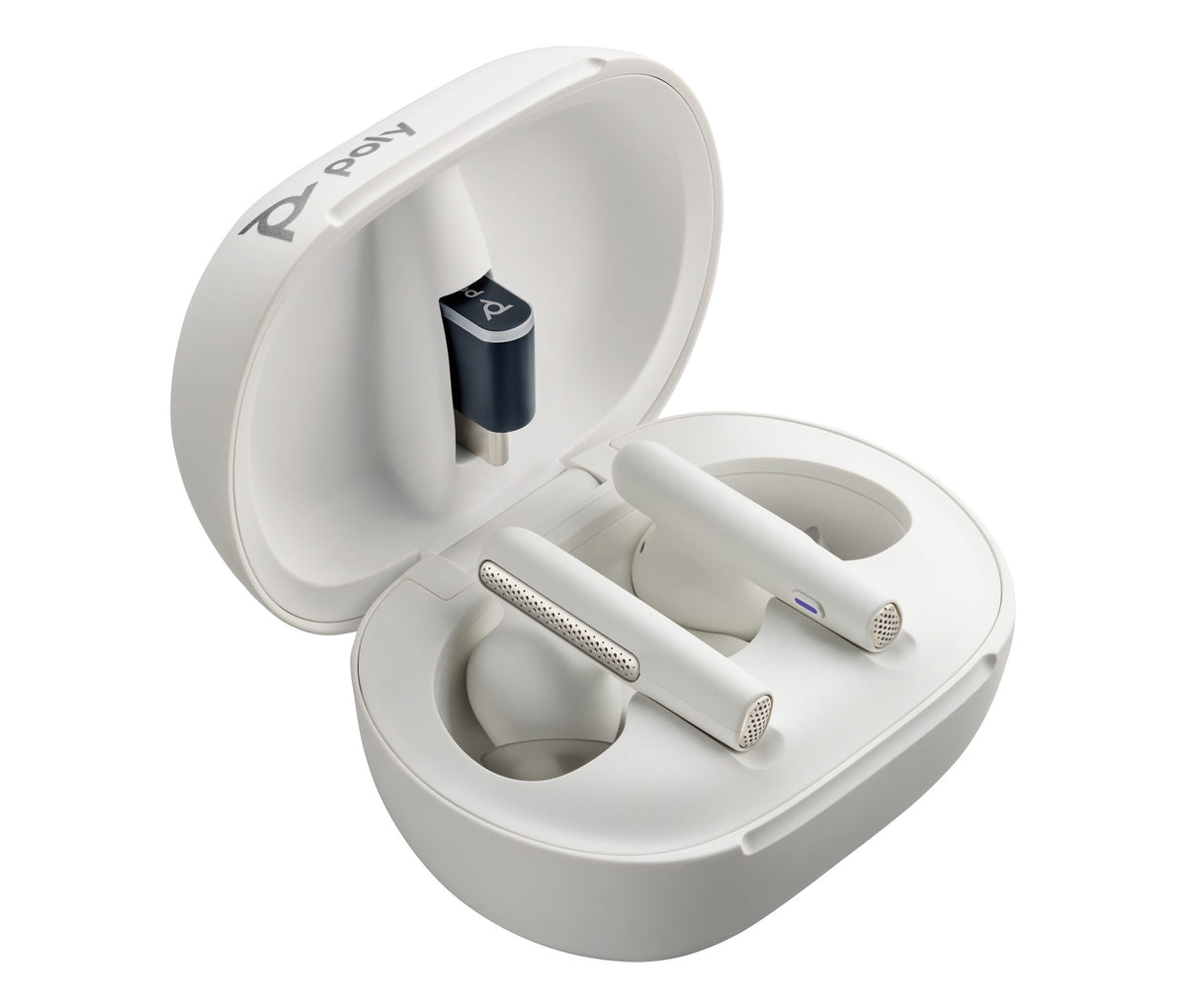 POLY Voyager Free 60+ UC écouteur+boite tactile Blanc USB-C