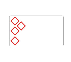 BROTHER Pre-cut label on rolls 50 x 25 mm - White / 1000 units per roll