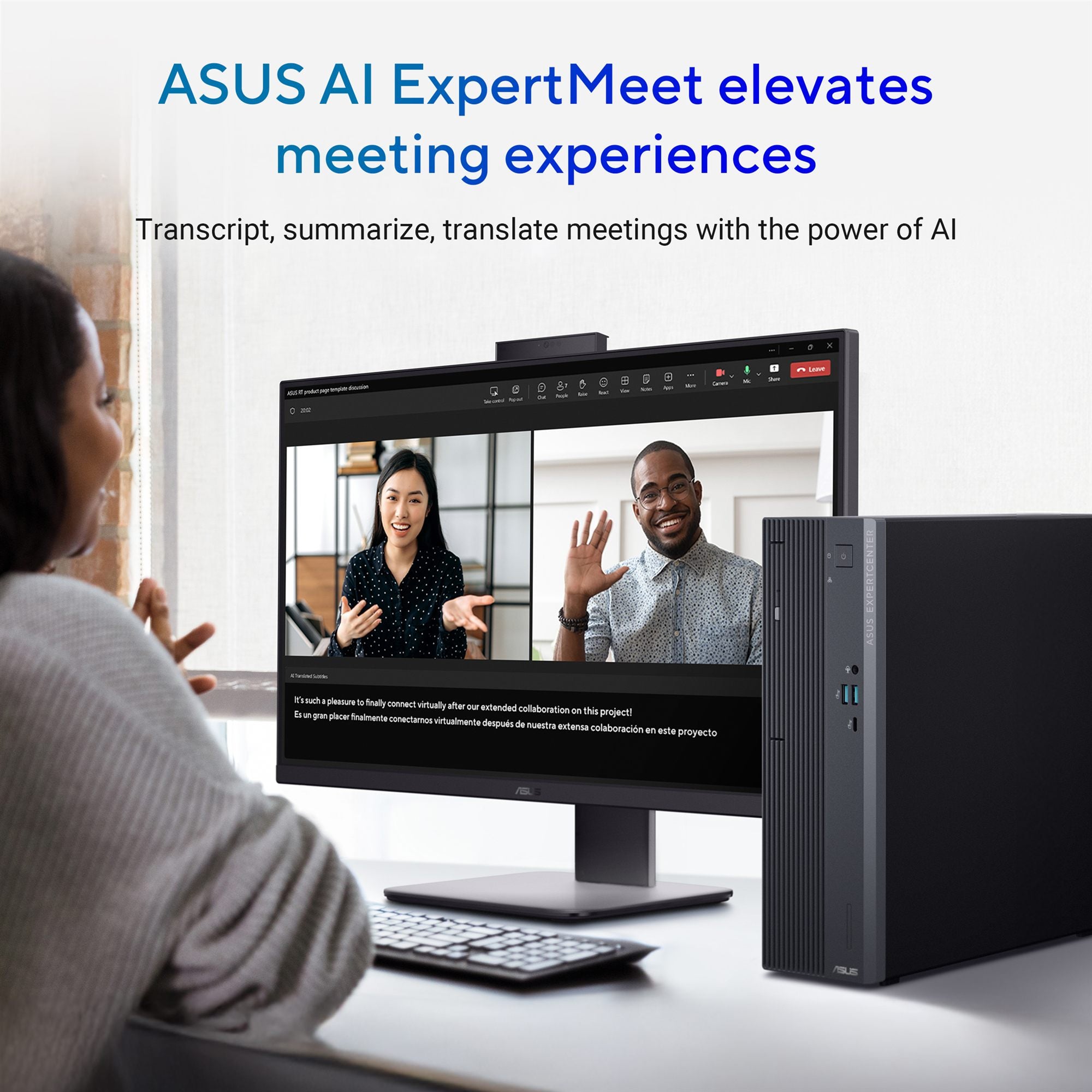 ASUS ExpertCenter P500 SFF P500SV-05210H009X Intel Core 5 210H 16 Go DDR5-SDRAM 512 Go SSD Windows 11 Pro PC Gris
