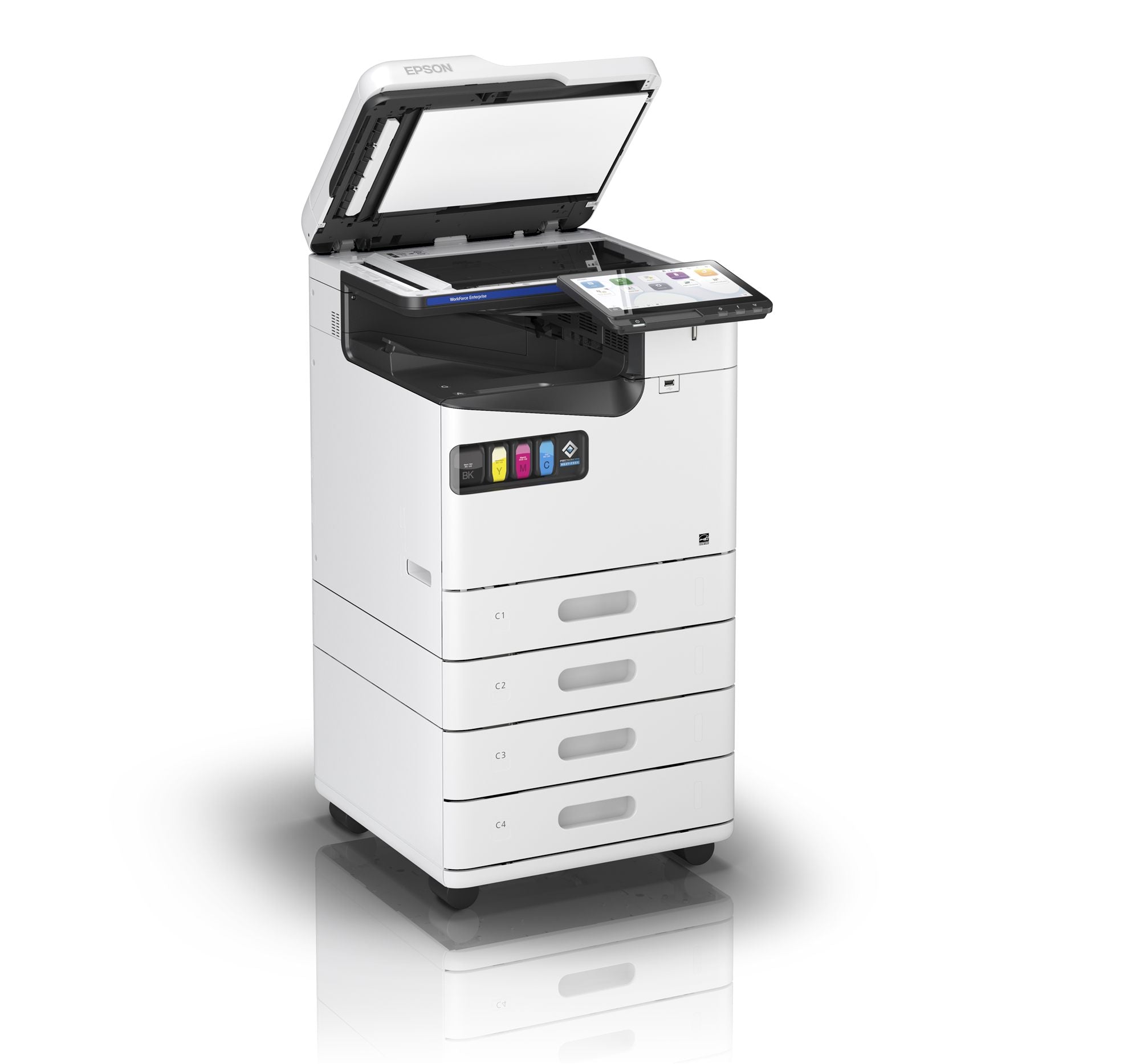 Epson WorkForce Enterprise AM-C400 - appareil d'impression tout-en-un - impression, numérisation, copie, fax 600 x 1200 DPI A4 DUPLEX DADF 40ppm Wi-Fi AirPrint