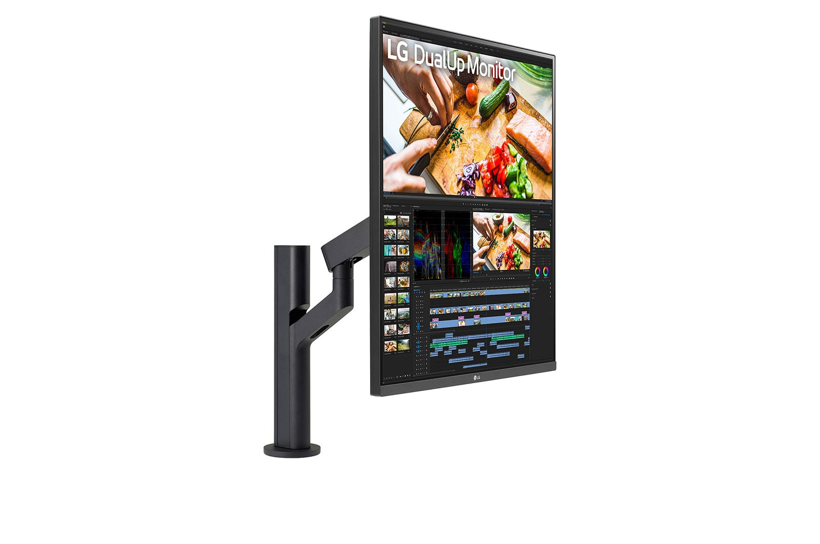 LG vertical monitor Ergo DualUp 28in Nano IPS 16:18e Square Double QHD 2560 x 2880