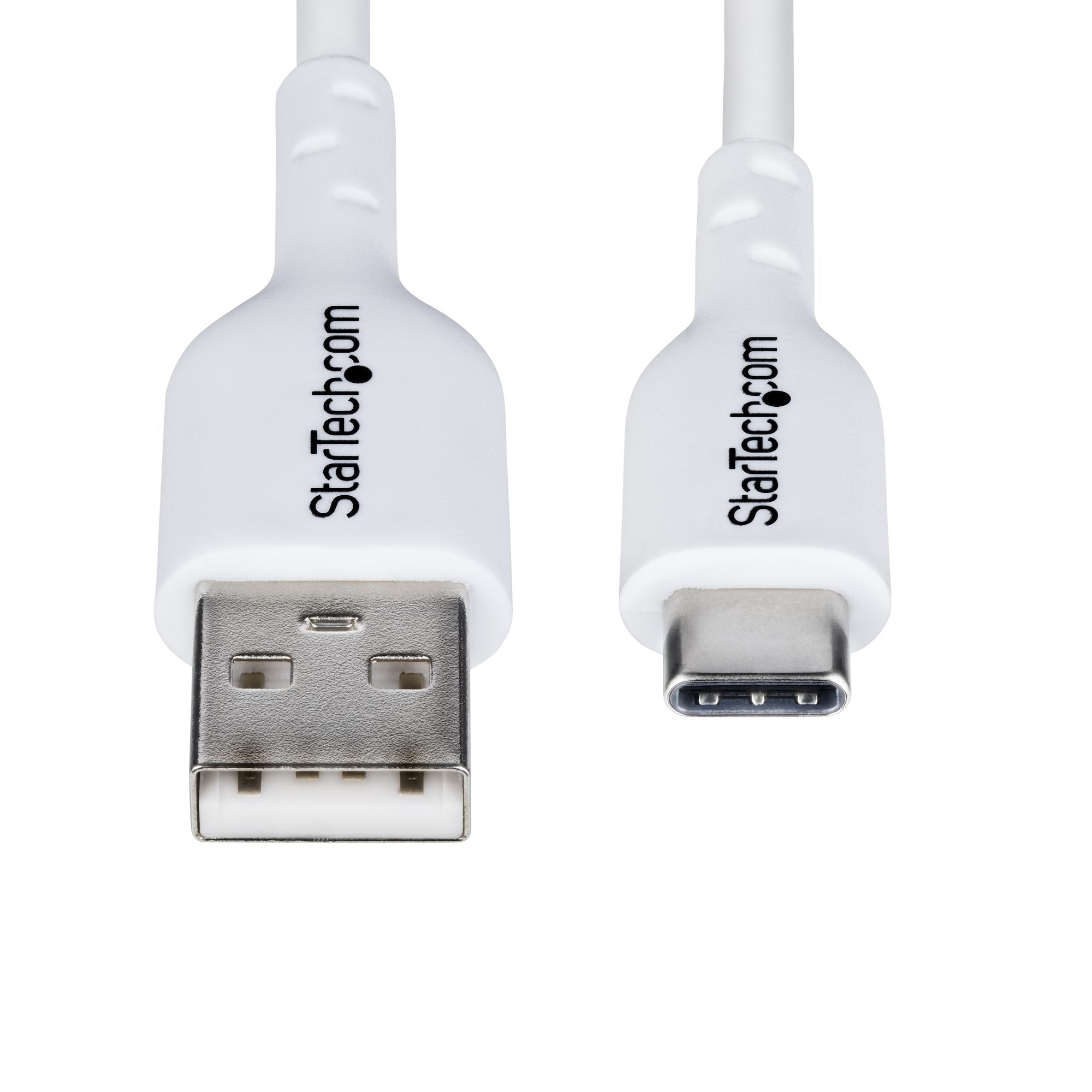 1m White USB-A to USB-C Charging Cable