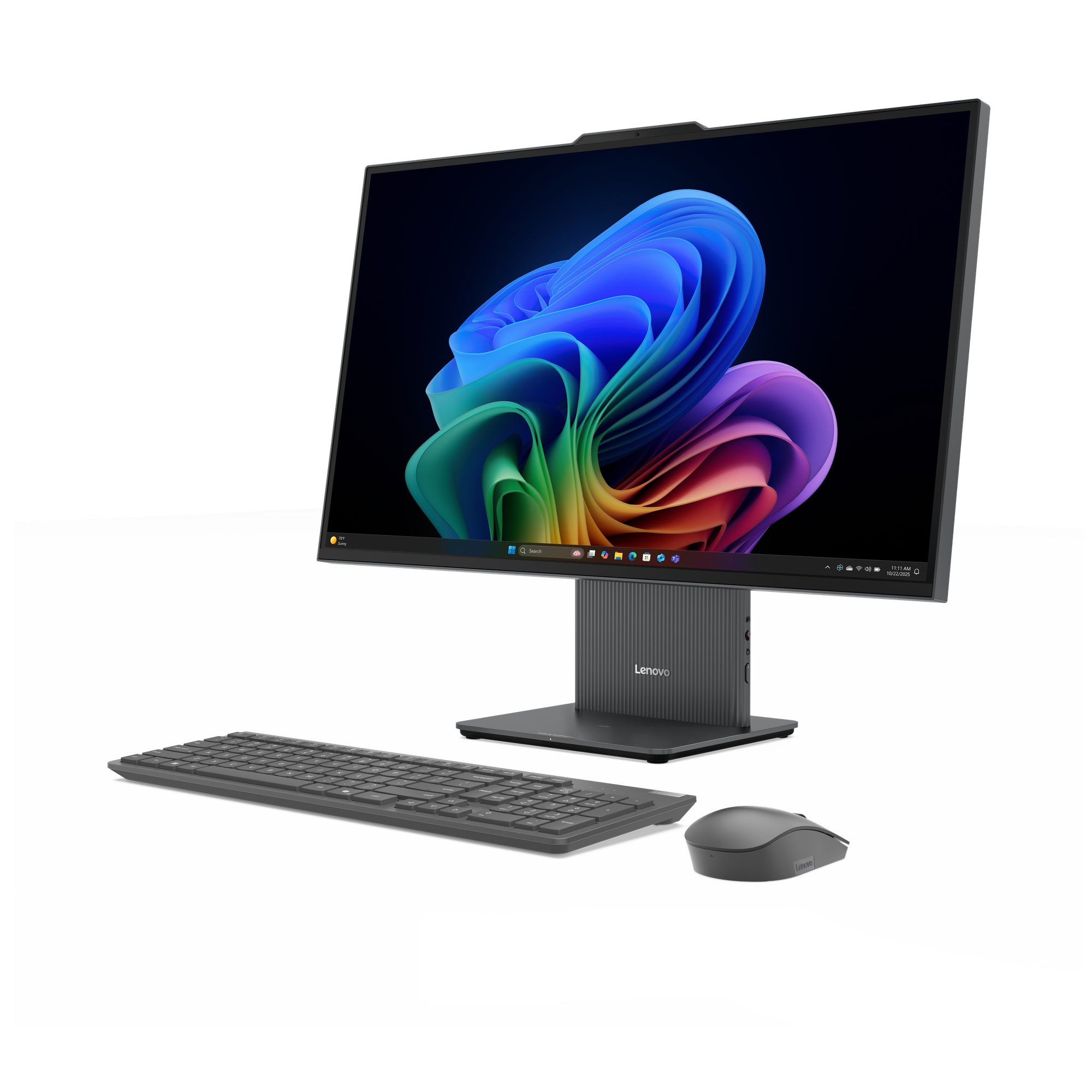 Lenovo IdeaCentre AIO 27ILL11 Intel Core Ultra 7 256V 68,6 cm (27") 1920 x 1080 pixels PC All-in-One 16 Go LPDDR5x-SDRAM 512 Go SSD Windows 11 Home Wi-Fi 6 (802.11ax) Gris