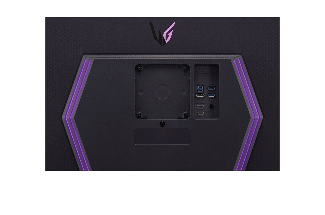 "LG 27GR93U-B écran plat de PC 68,6 cm (27"") 3840 x 2160 pixels 4K Ultra HD LED Noir, Gris, Violet"