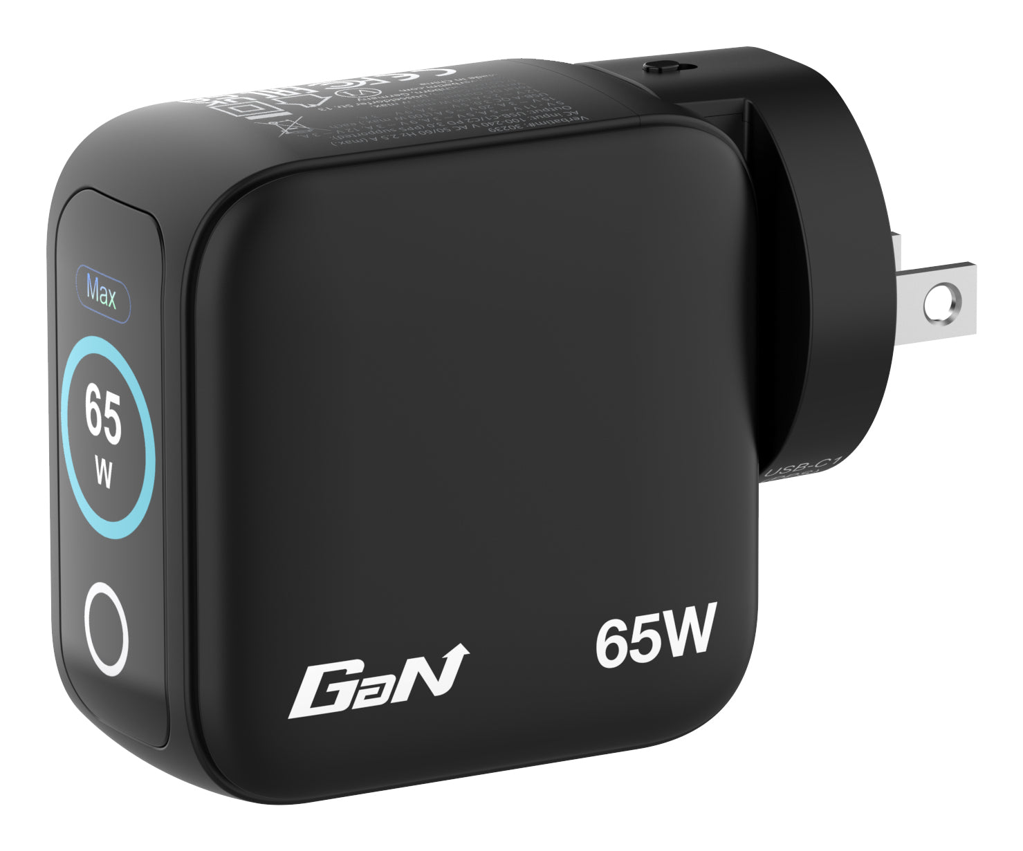 Mini GaN Charger 65W with Display
