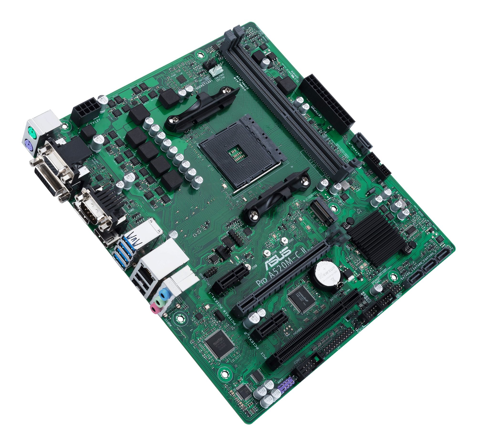 ASUS PRO A520M-C II/CSM AM4 2xDDR4 4xSATA 1xM.2 1xDsub 1xDVI 1xHDMI 1xDP MB