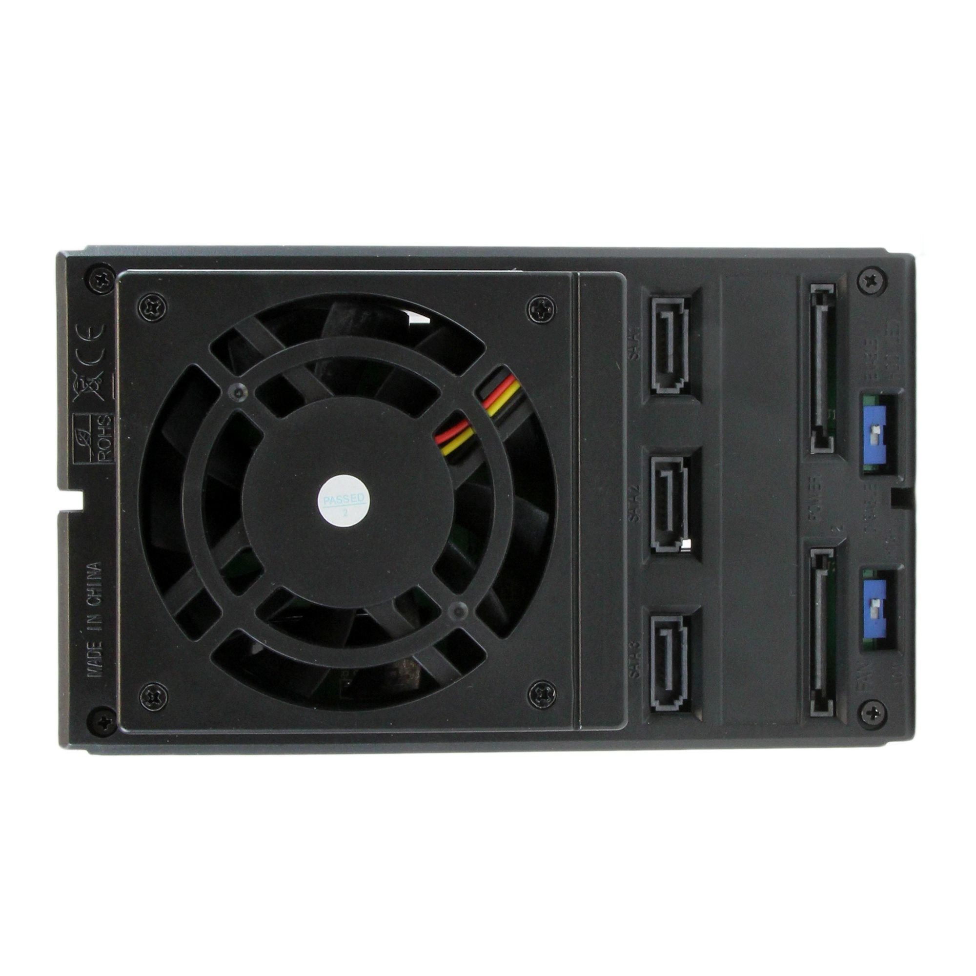 3-bay aluminium trayless hot-swap