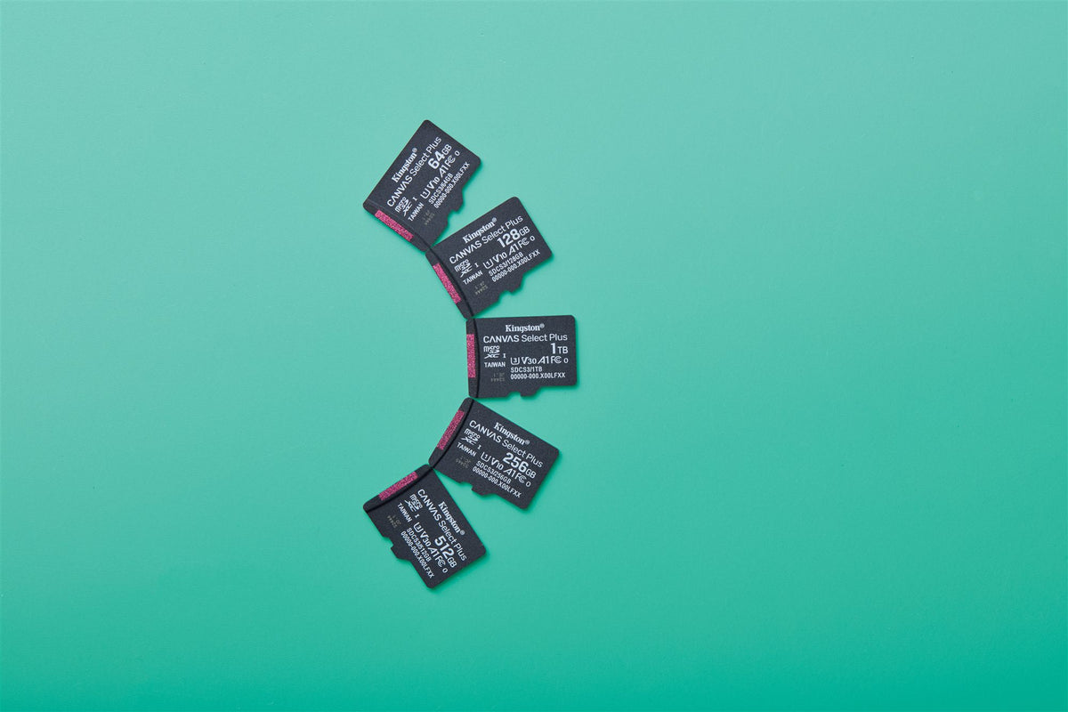 KINGSTON Canvas Select Plus Carte mémoire microSDXC 128Go Gen3 150R A1 Adaptateur SD Non Inclus